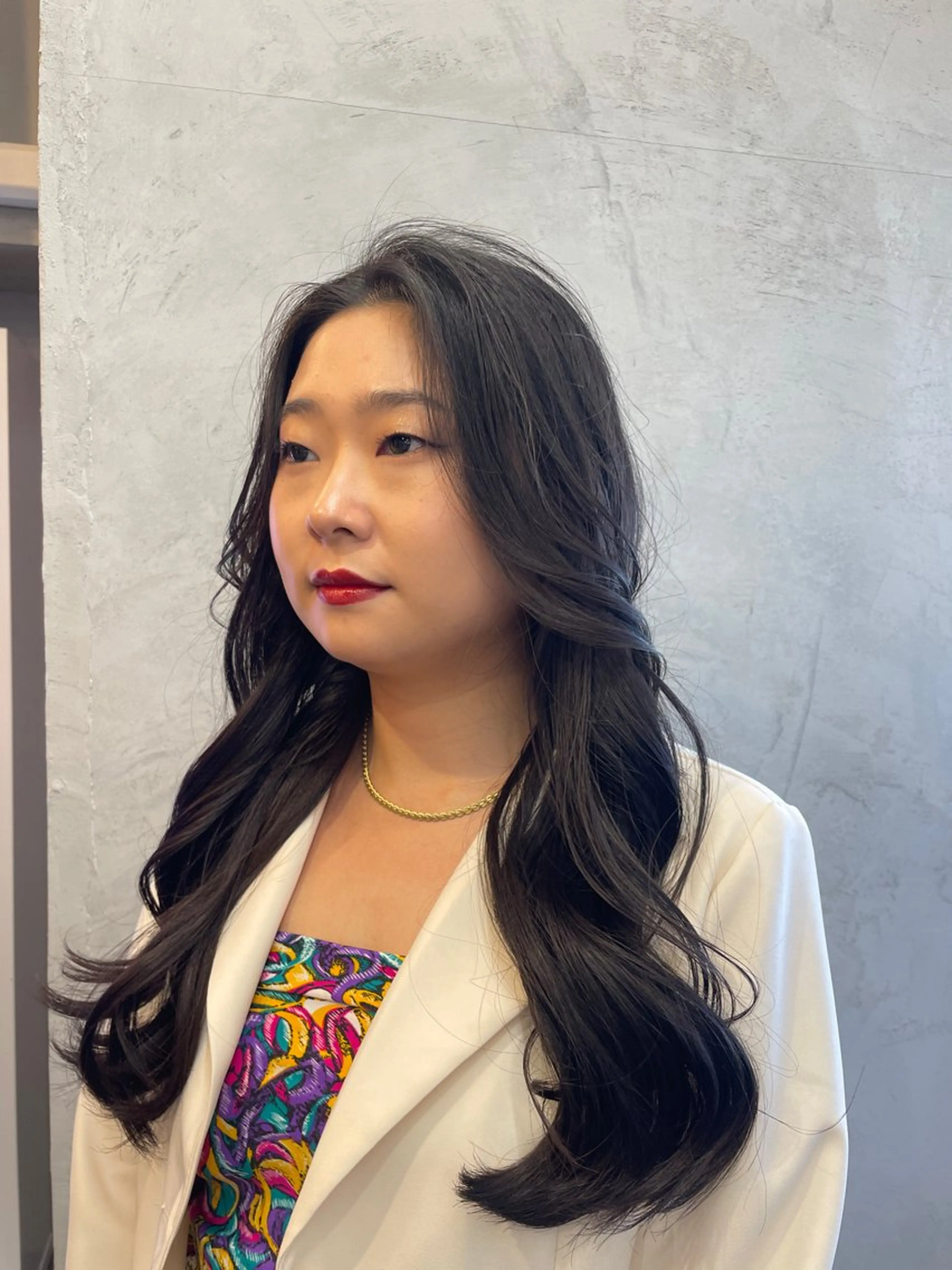 ロング カラー ヘアアレンジ 博多ブリーチ /Ririkaのヘアスタイル