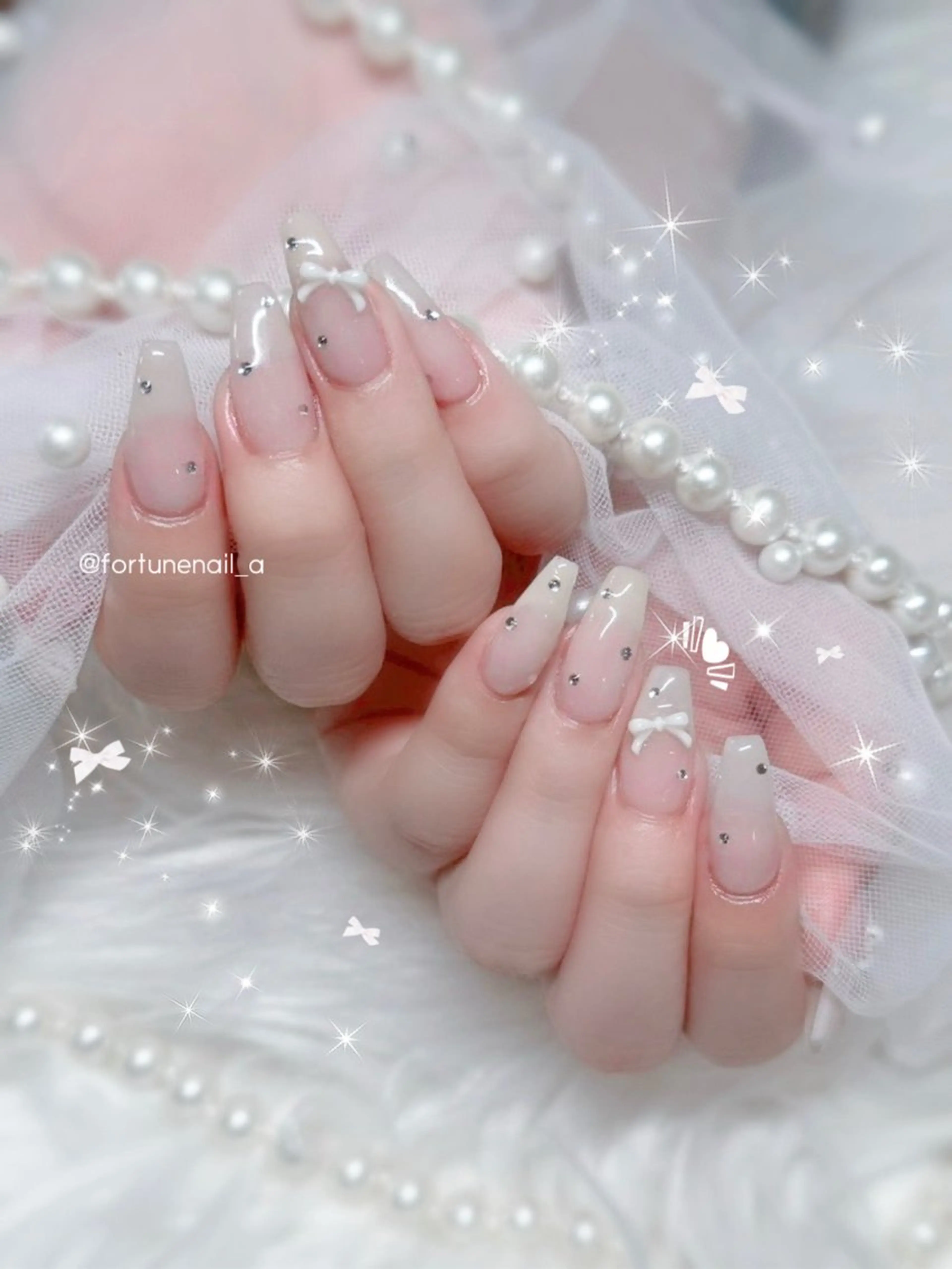 ネイル ハンドネイル ✩.*🎀 aoi🎀のネイルデザイン