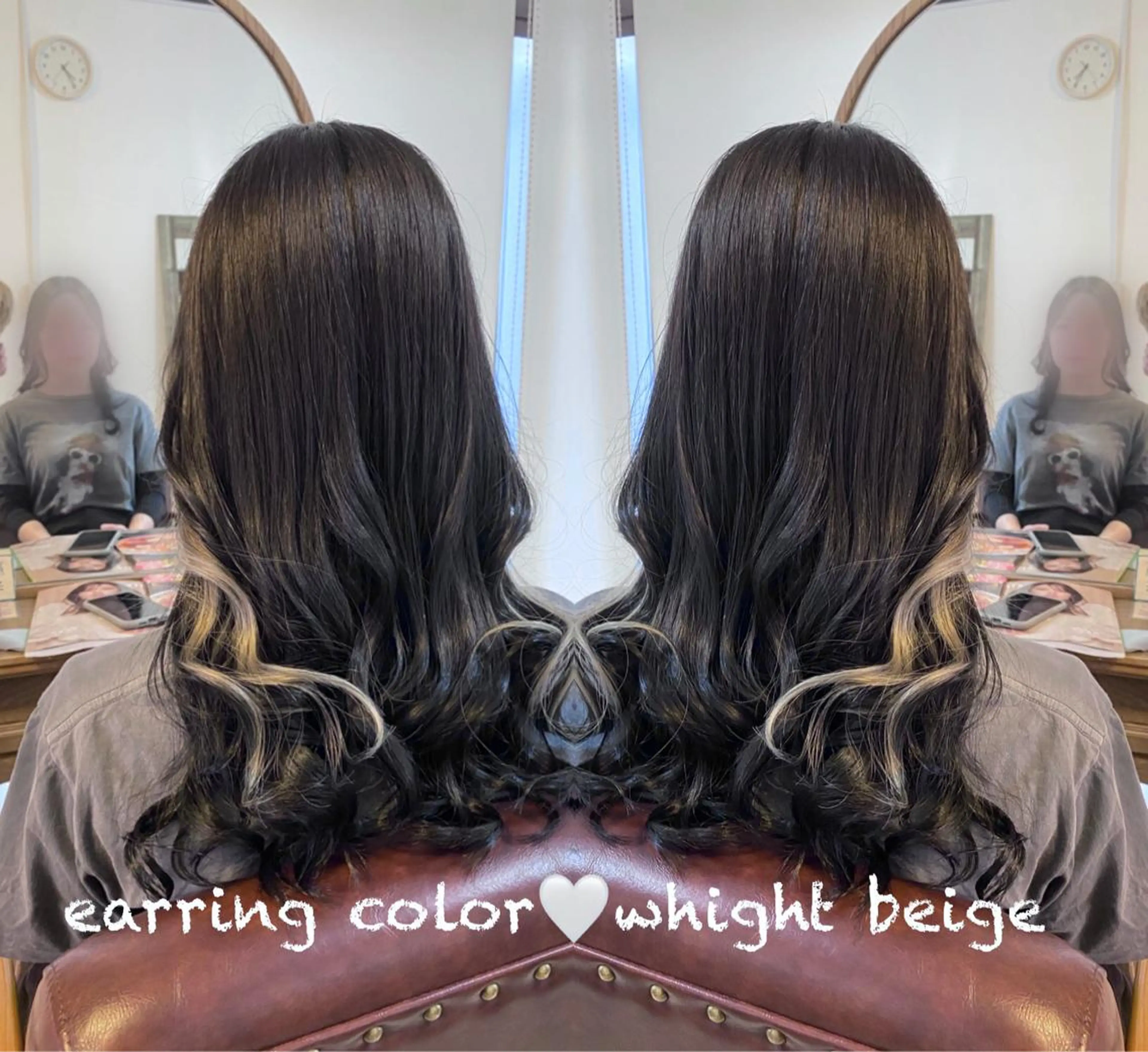 *きれいな発色に定評あり*『カット+インナーカラー+トリートメント』 インナーブリーチありの写真