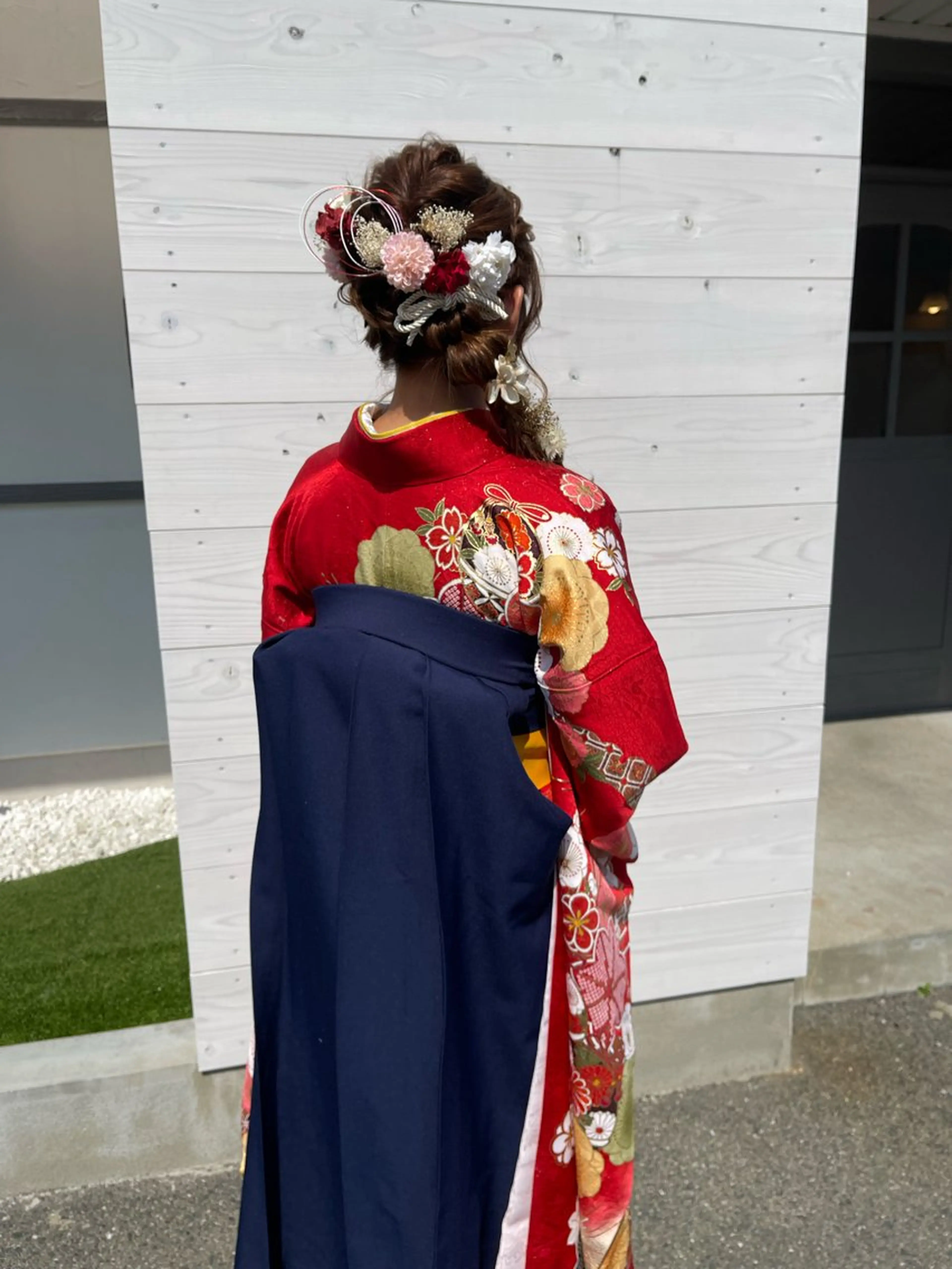 ヘアアレンジ 卒業式のヘアスタイル 磧本 祐里恵のヘアスタイル