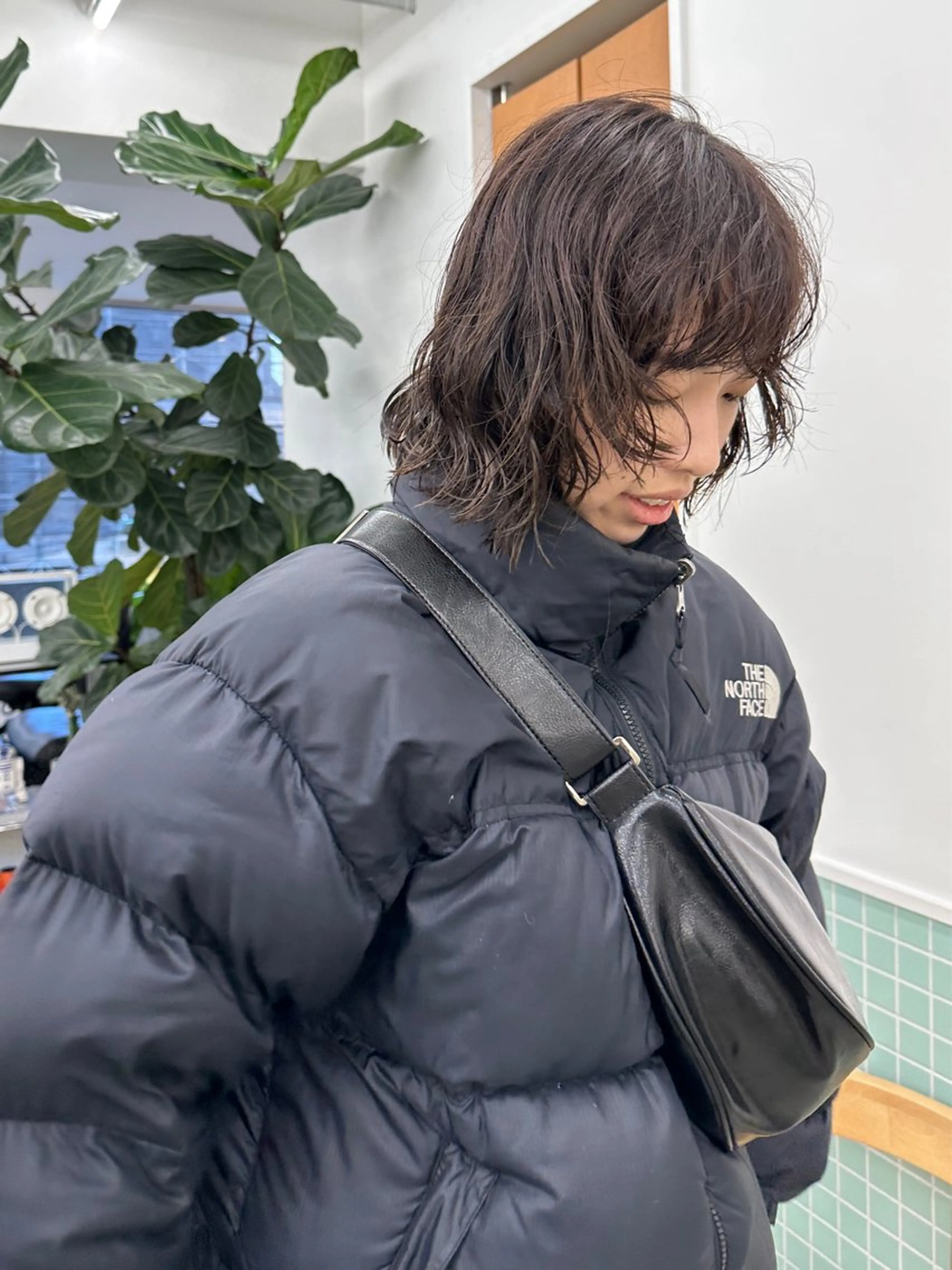 ショート パーマ ニュアンスパーマ カット パーマ トリートメント ボブ/レイヤー/ケア パーマ/リュウタのヘアスタイル