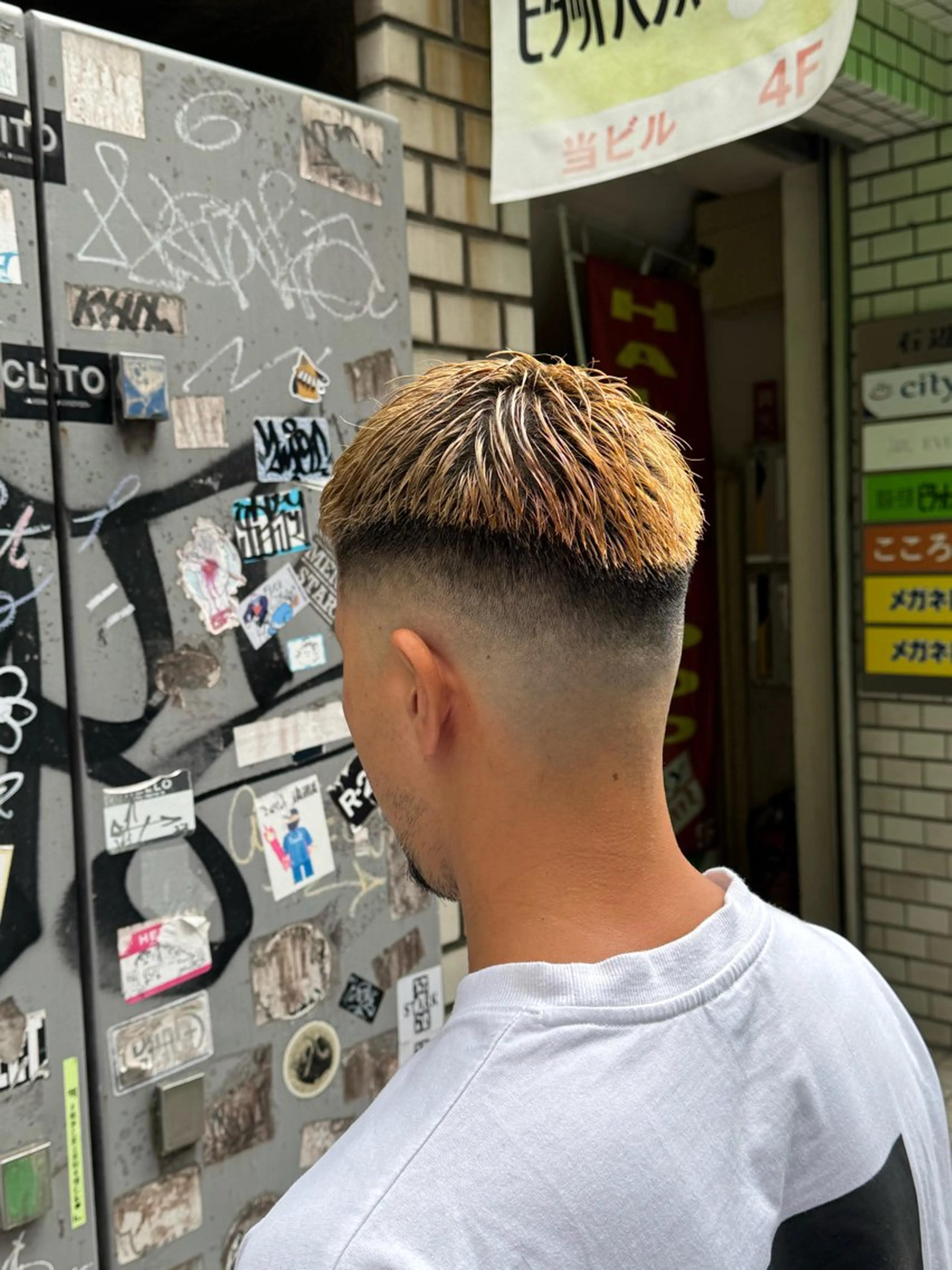 ショート メンズ ヒロ銀座　無料 フェード　細内のヘアスタイル