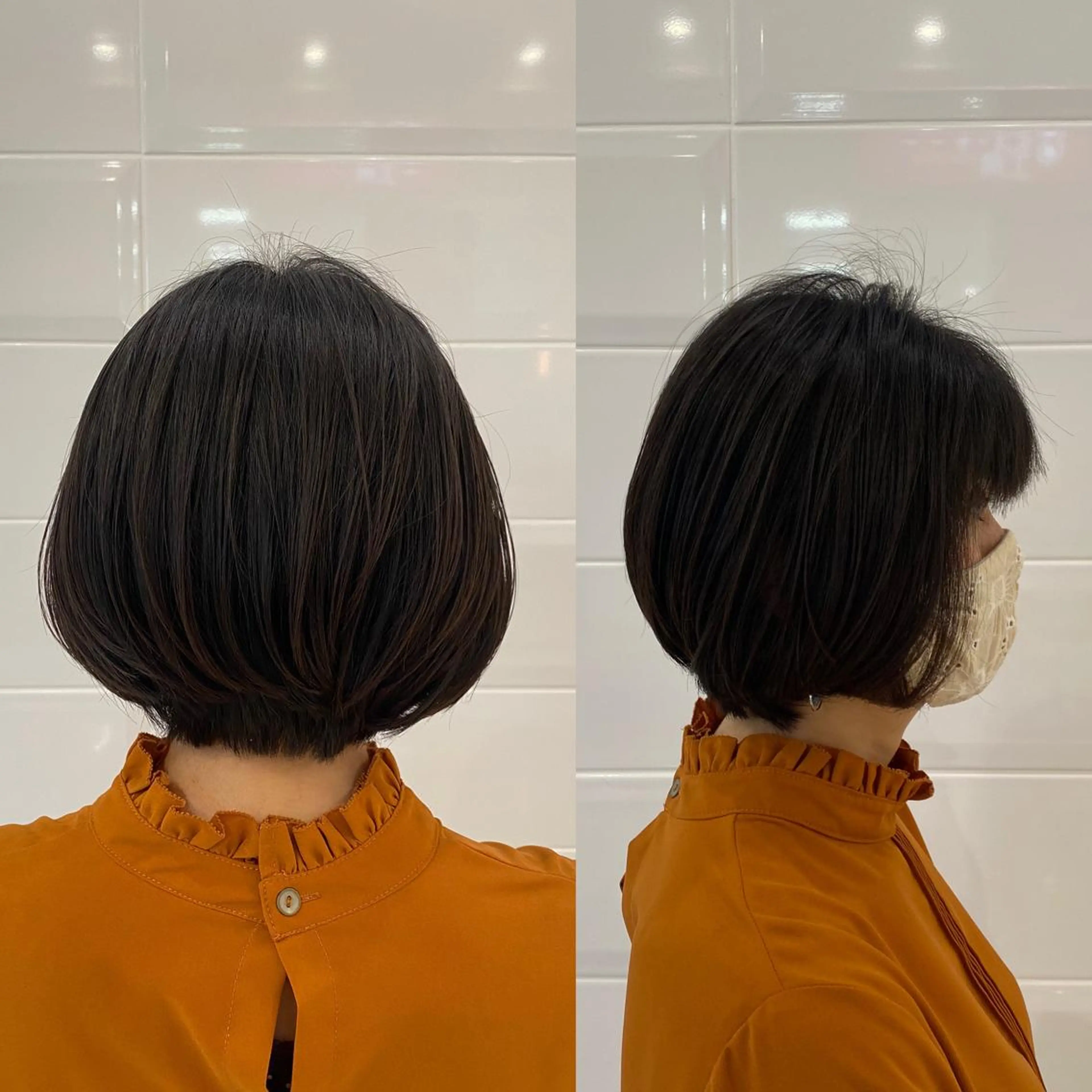 ショート ボブ 竹内 美貴のヘアスタイル