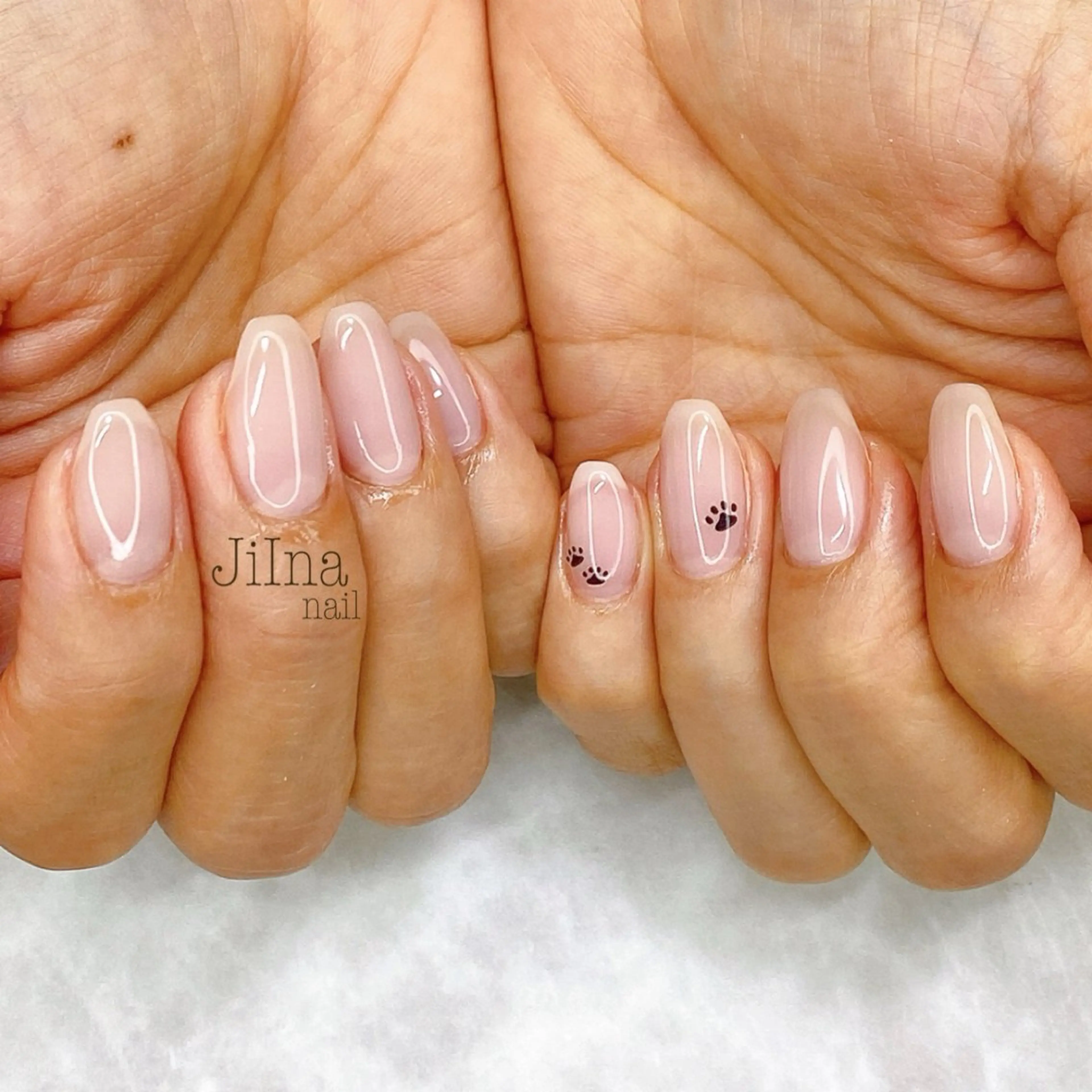 ネイル ワンカラーネイル JiIna nailのネイルデザイン