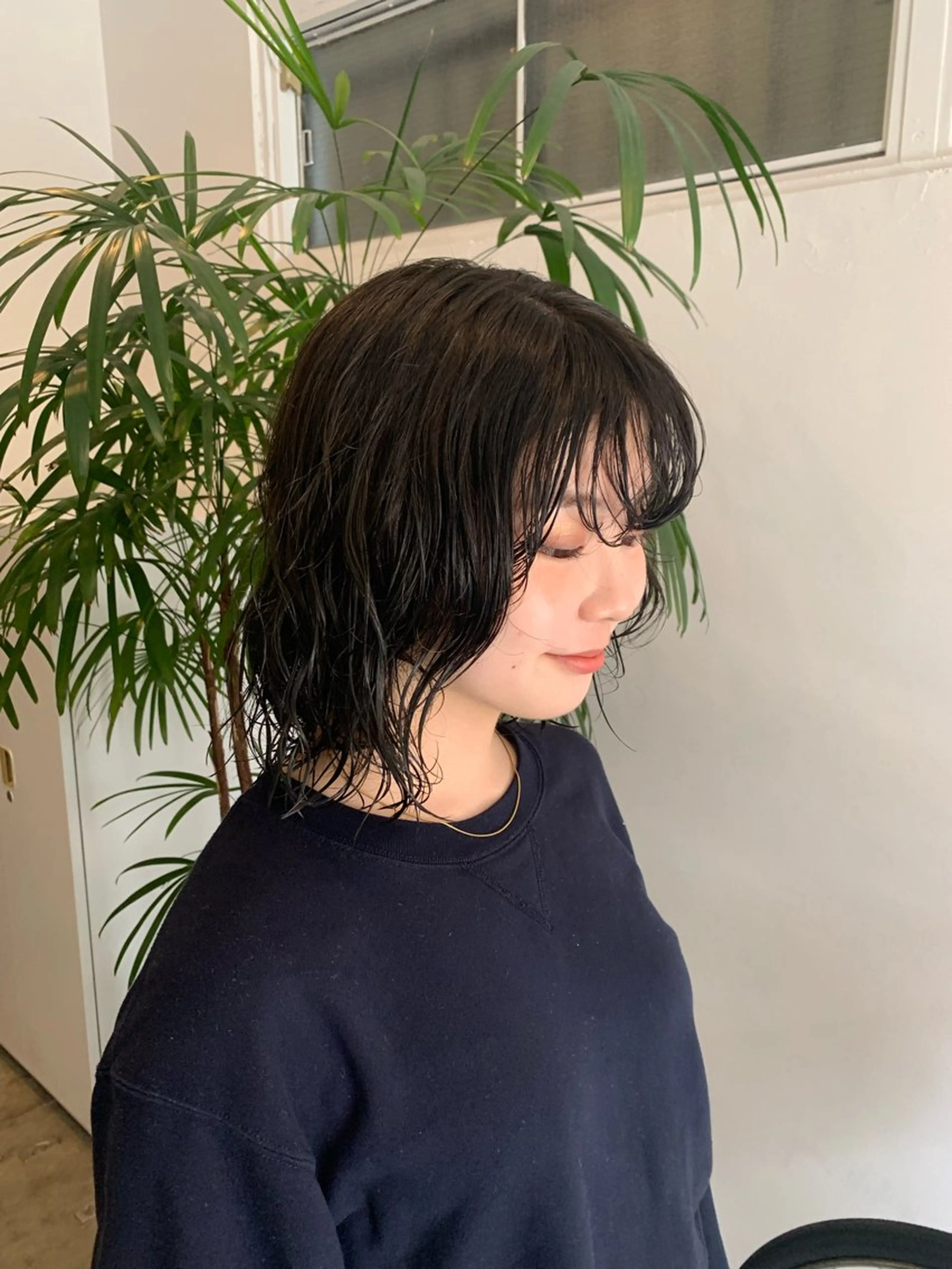 ショート パーマ ボブ 透明感カラー/パーマ /烏丸御池/寿々乃のヘアスタイル