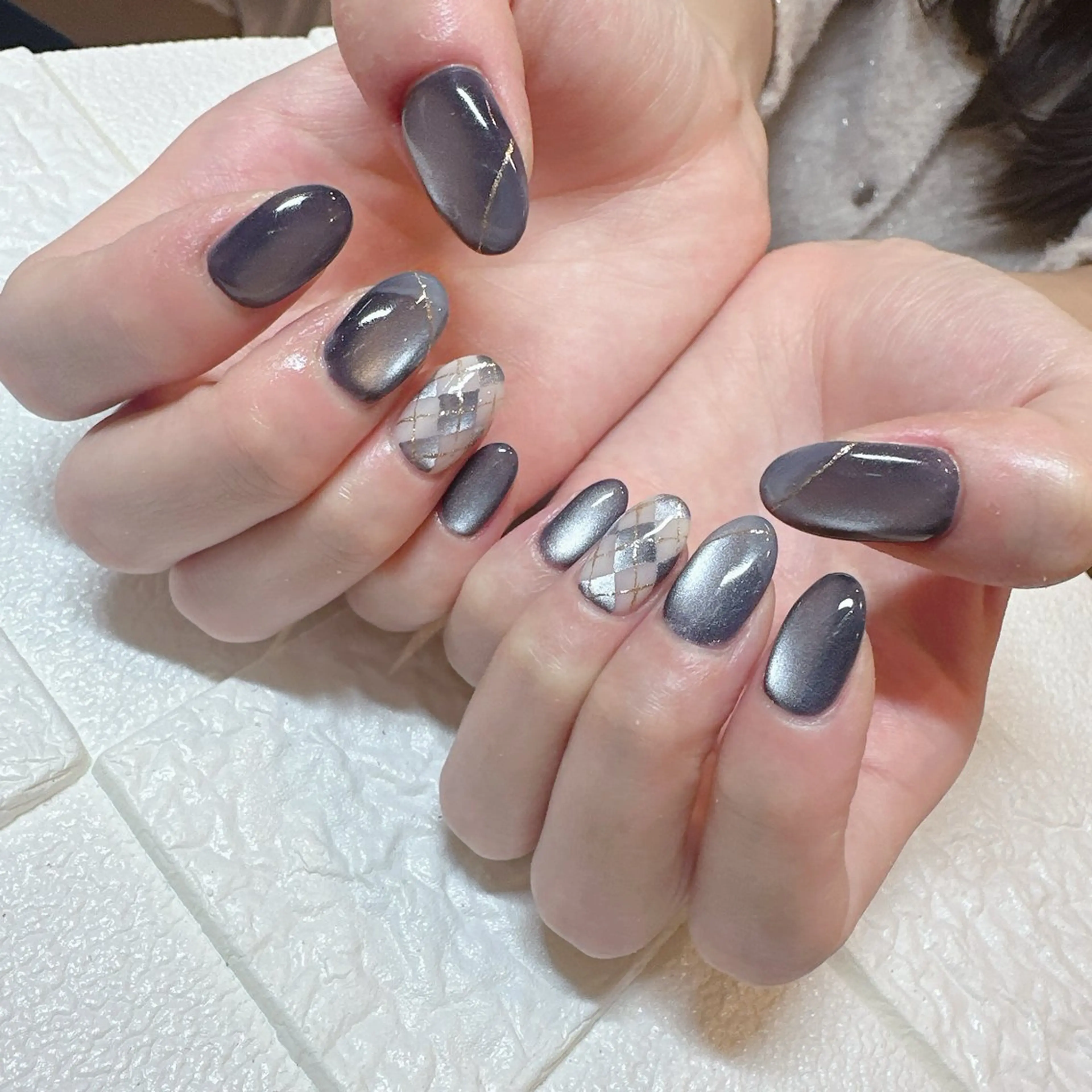 ネイル ハンドネイル I_p4ce 🍊あい🍊のネイルデザイン