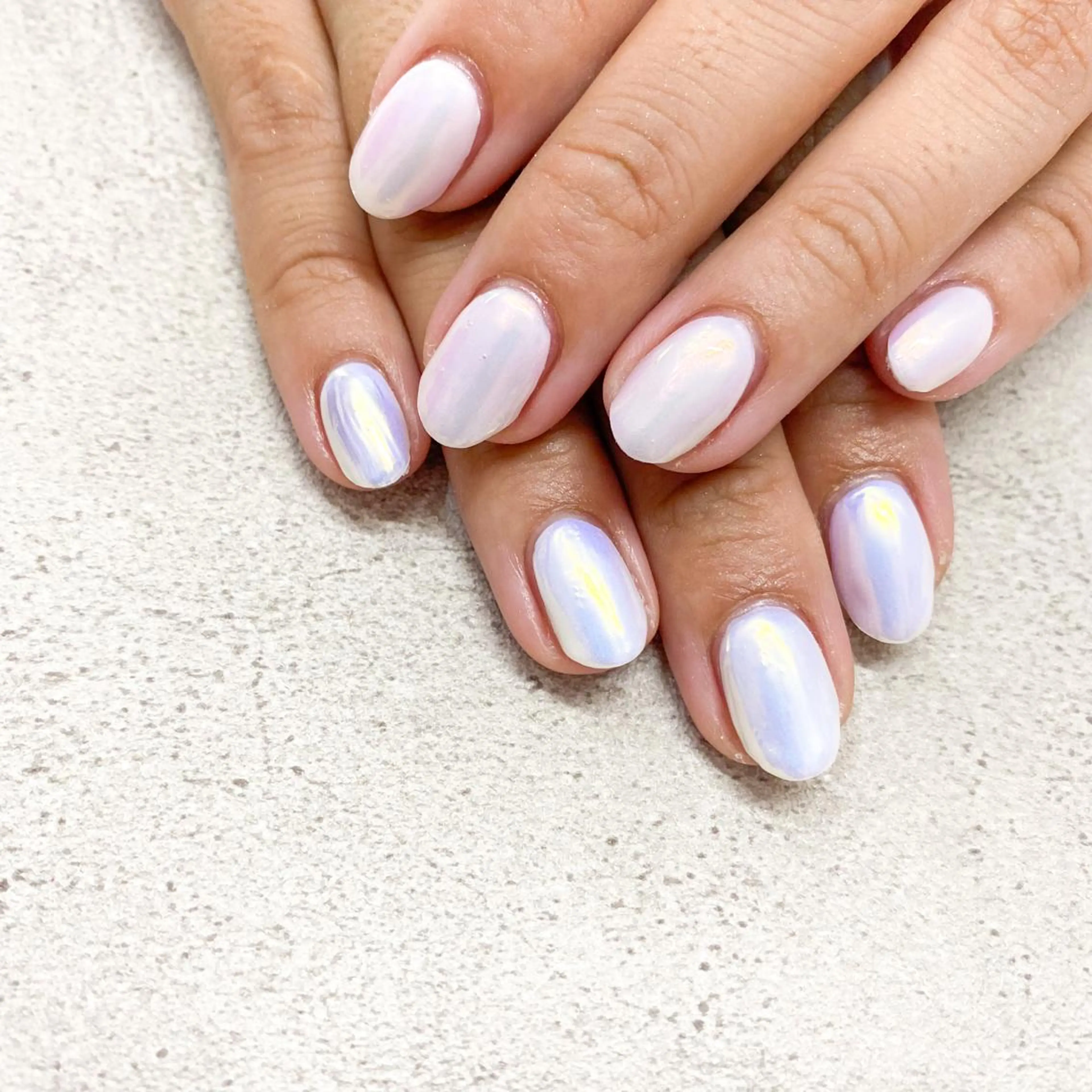 ネイル ハンドネイル ゴテゴテ💙ワンホン リオナのネイルデザイン