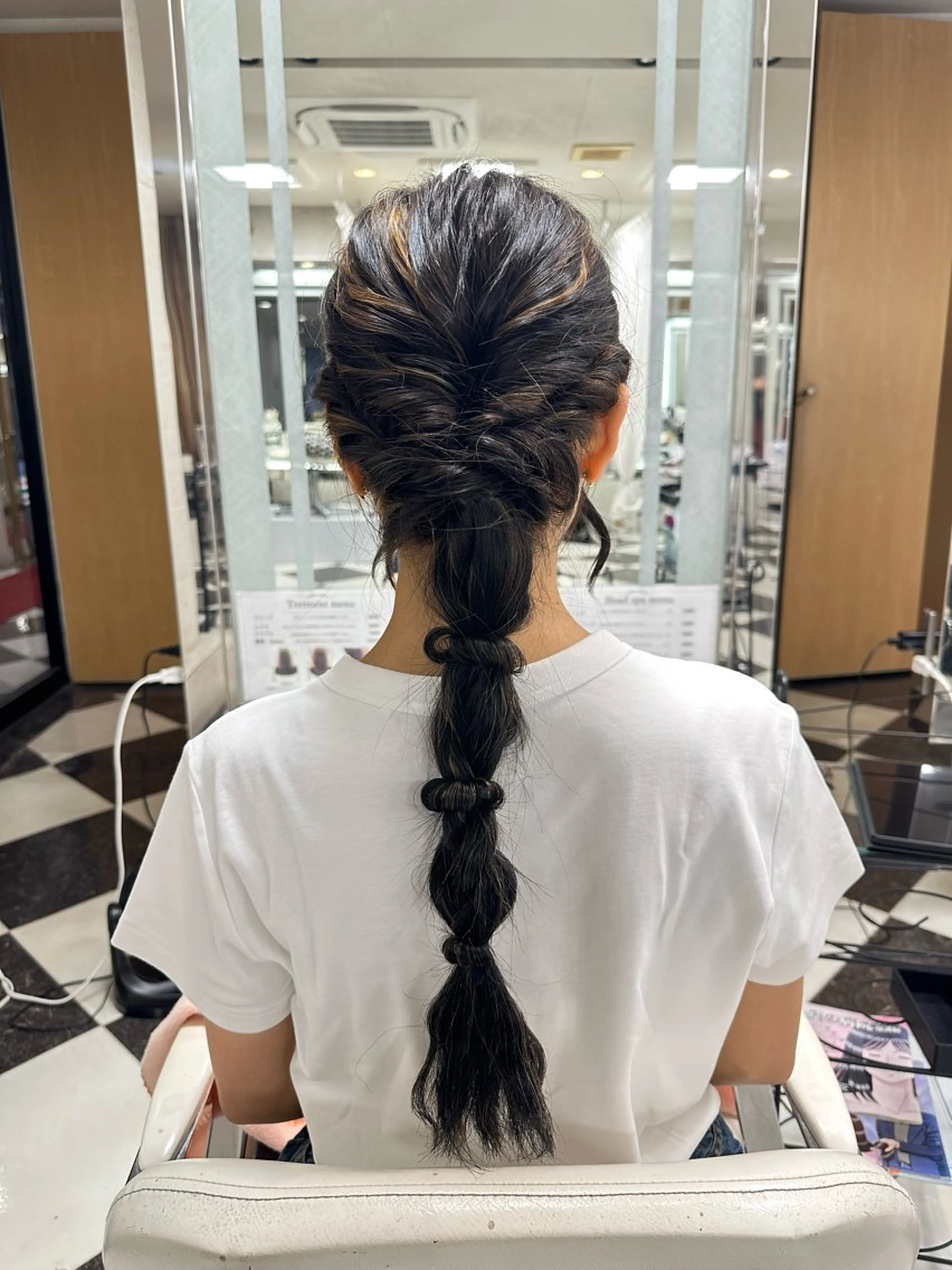 🌈ヘアアレンジ【練習モデル価格無料】 ご予約リクエストと一緒に参考画像もお願い致します🙇♂️予約リクエスト⭕️の写真