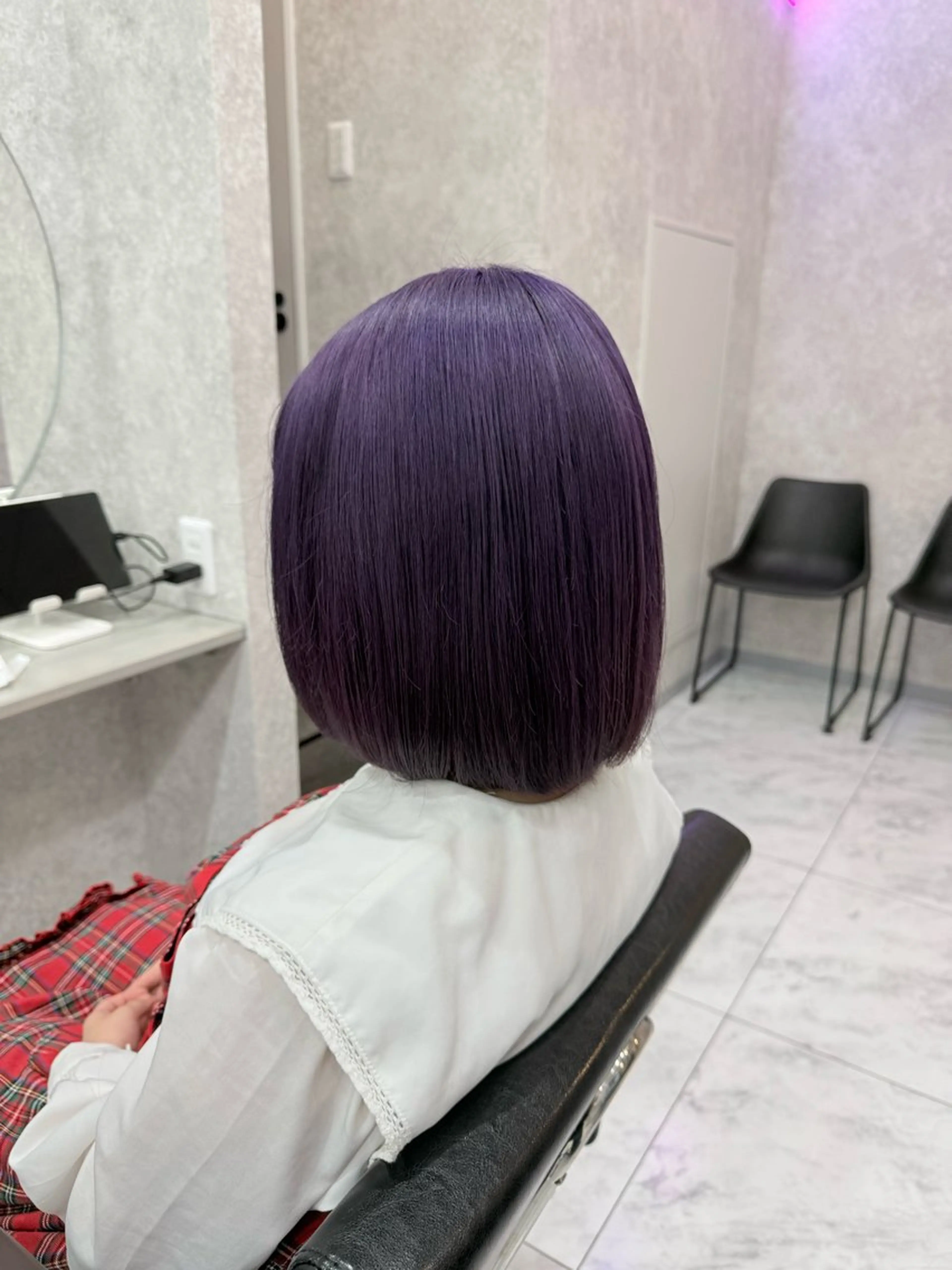 ショート カラー 🌺ハイトーン🌺 矢葺 なぎさ🌺🌺のヘアスタイル