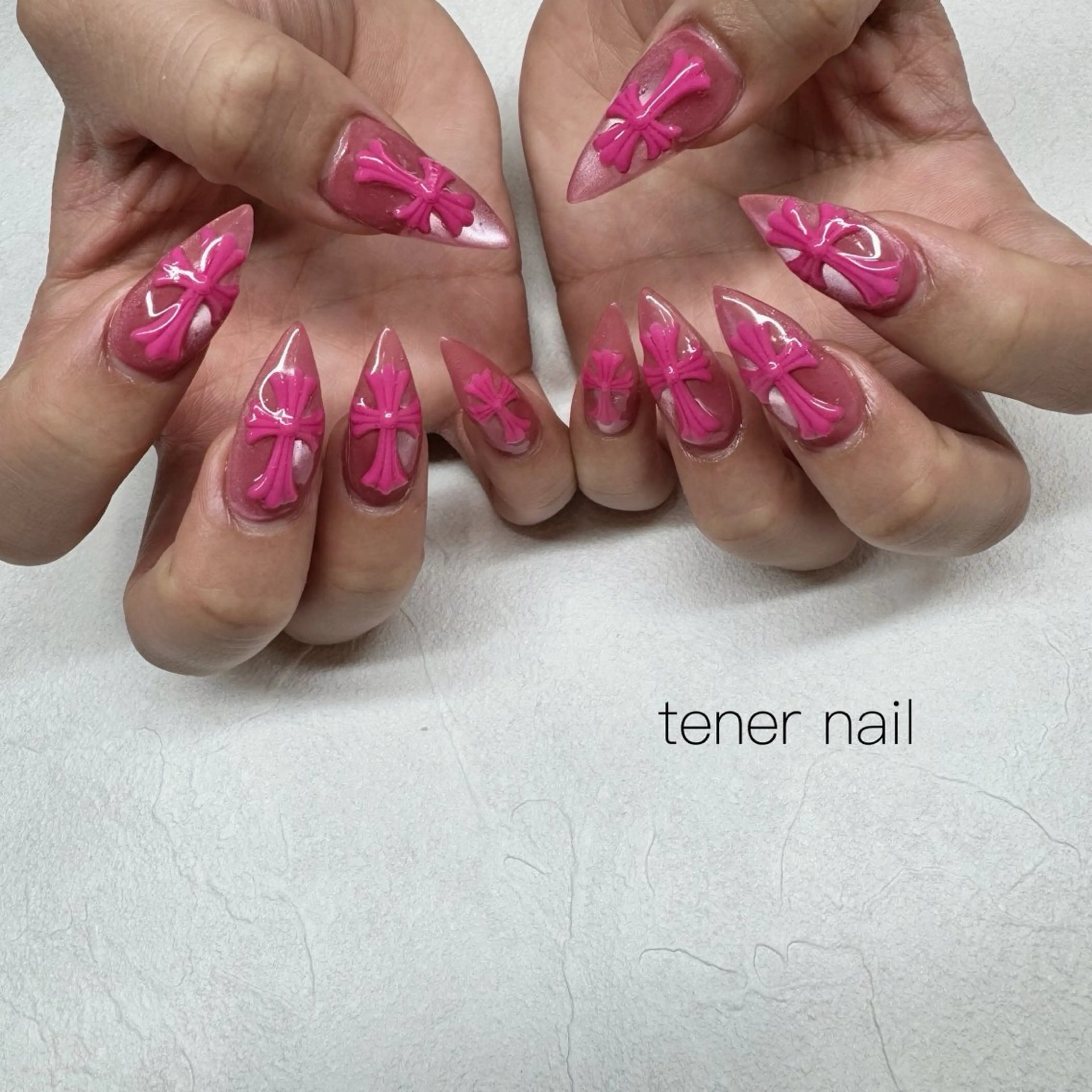 ネイル ピンク ハンドネイル テネルネイル tener nailのネイルデザイン