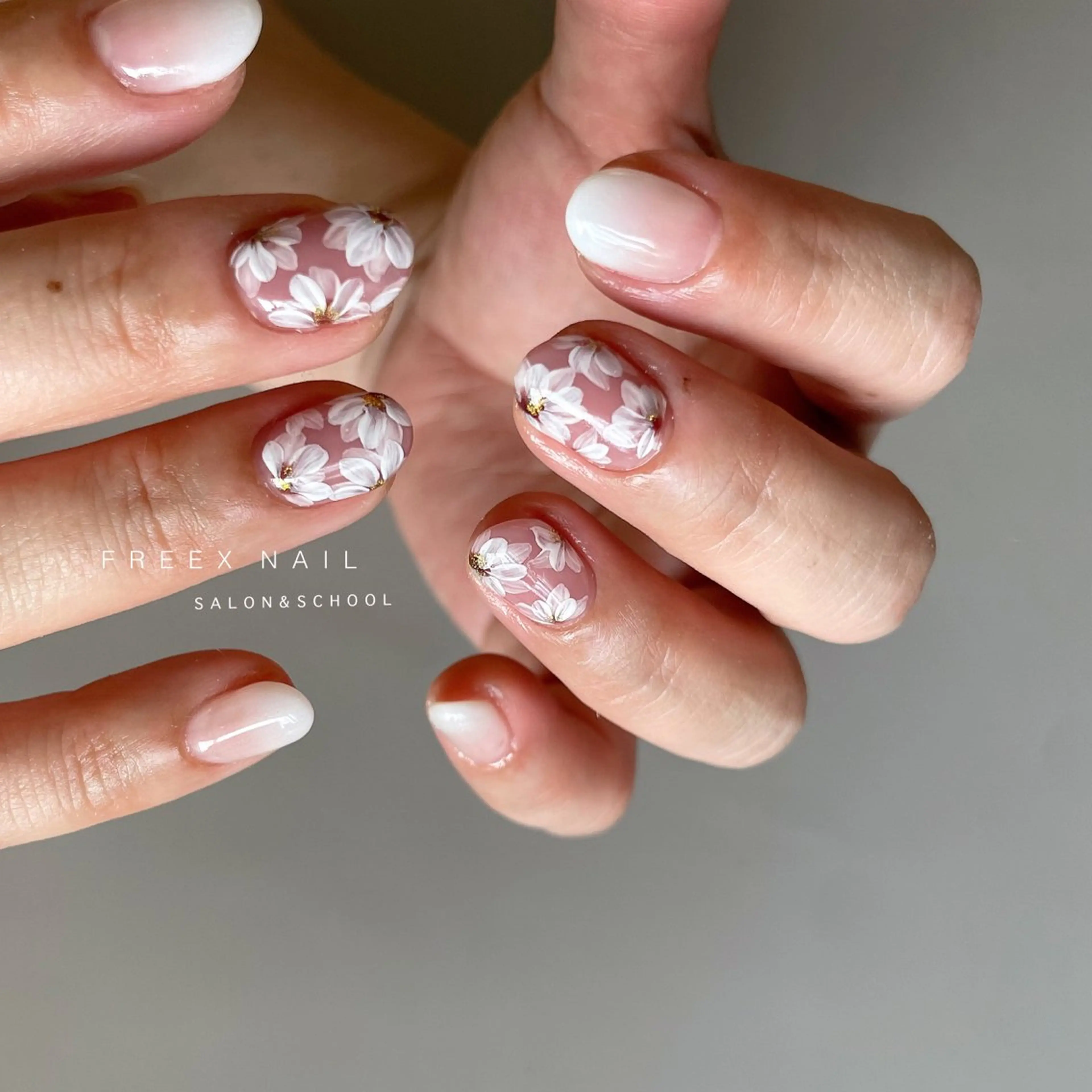 ネイル ハンドネイル ハンドケア freex nail /ニュアンス/個性派のネイルデザイン