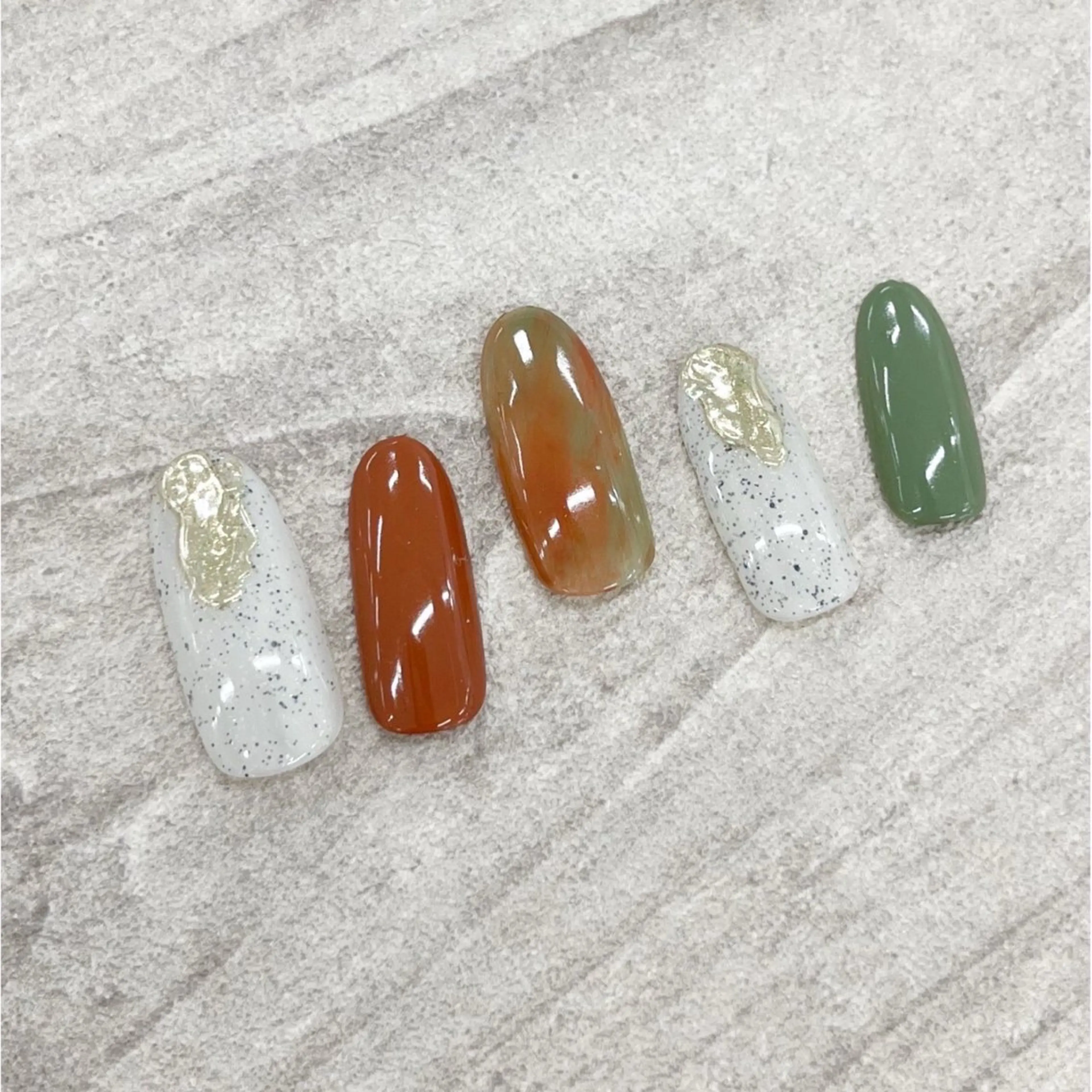 ネイル ⭐︎休業中の練習⭐︎ JNA認定講師髙橋のネイルデザイン