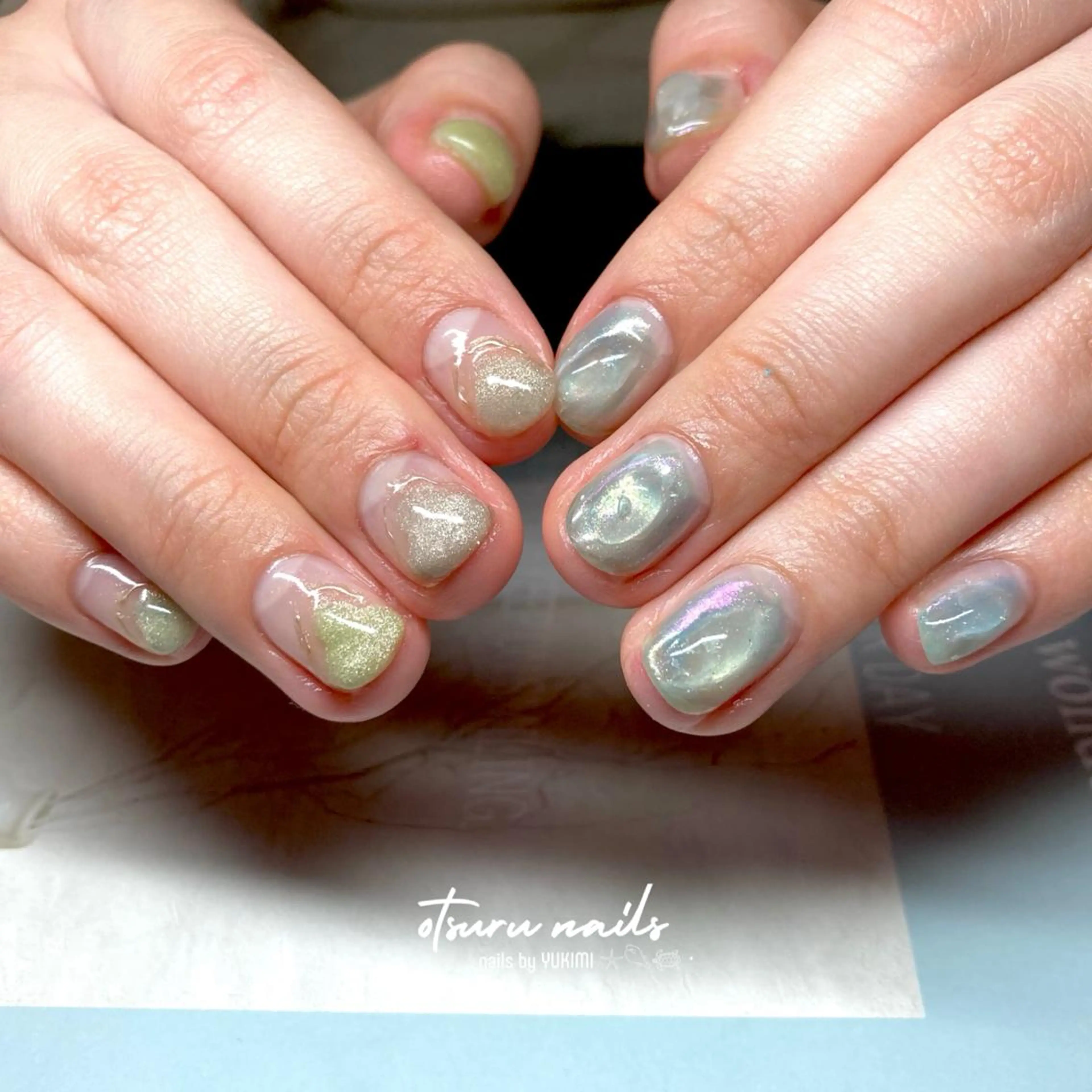 ネイル マグネットネイル ぷっくりネイル otsurunail (オツルネイル)のネイルデザイン