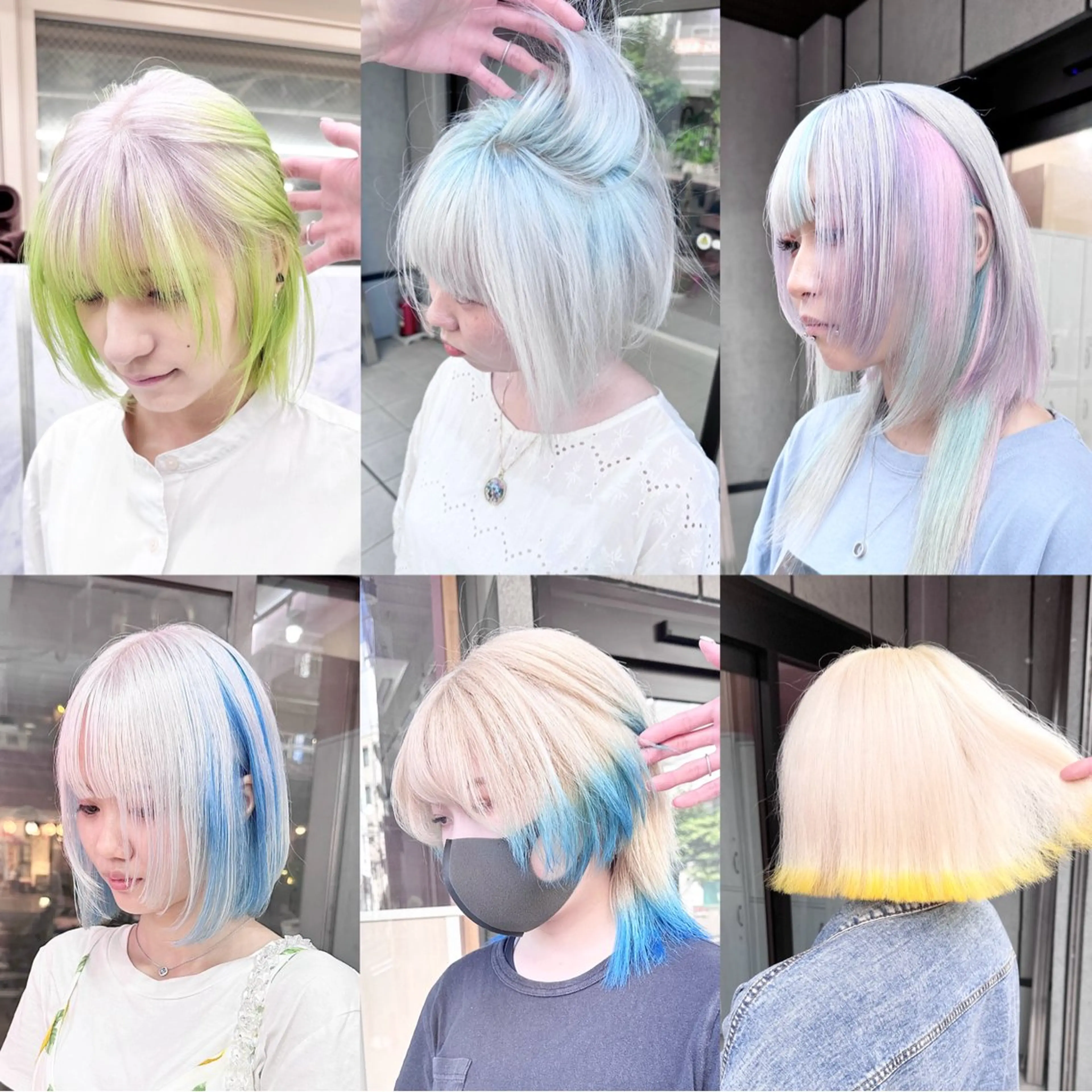 セミロング カラー ベージュカラー ブリーチ 抜きっぱなしブロンド ブロンド デザインカラー ヘアカラー トリートメント ❄️💛エクステ ブリーチ❄️yukiのヘアスタイル