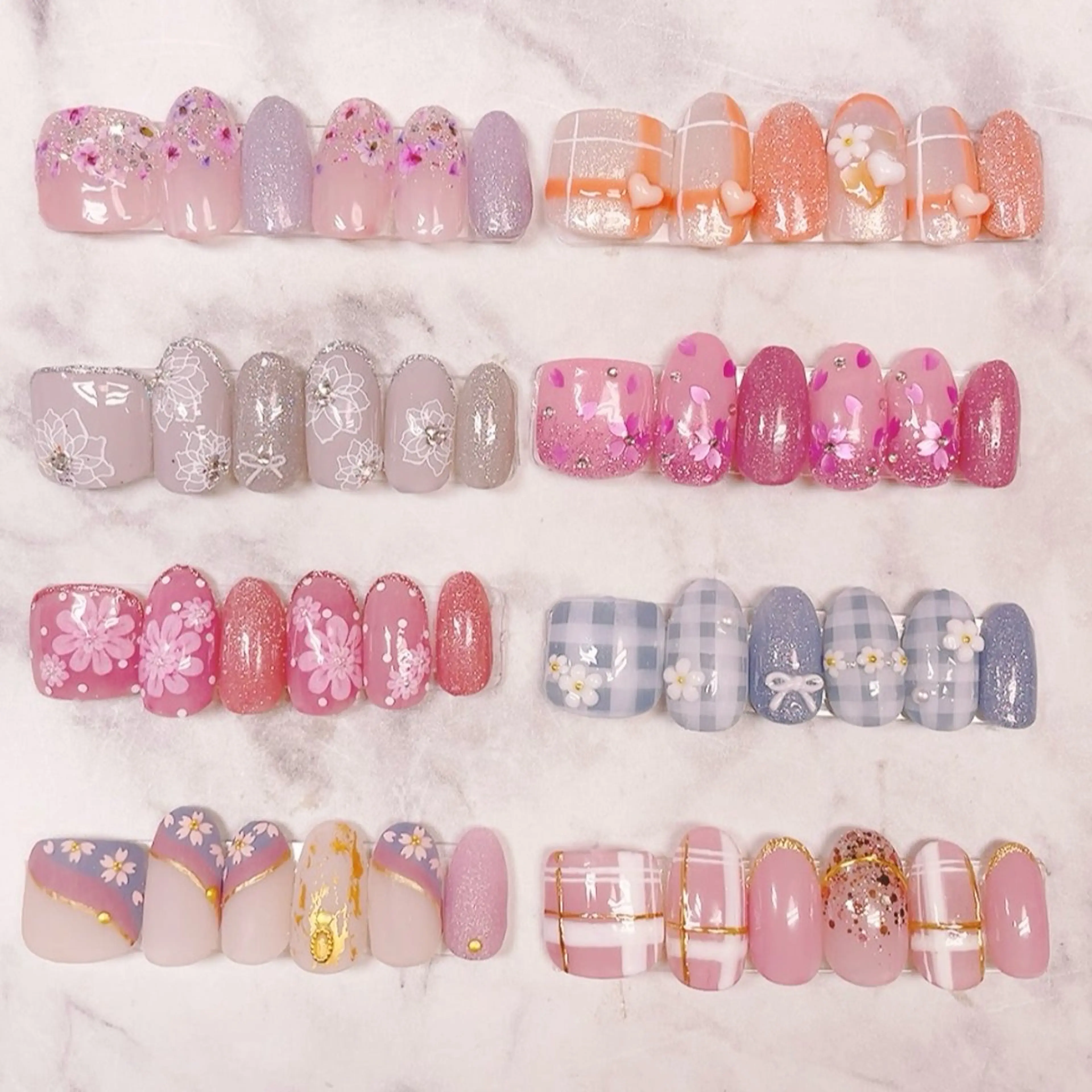 ネイル フットネイル おそろいネイル 春ネイル ユキコ ネイルのネイルデザイン