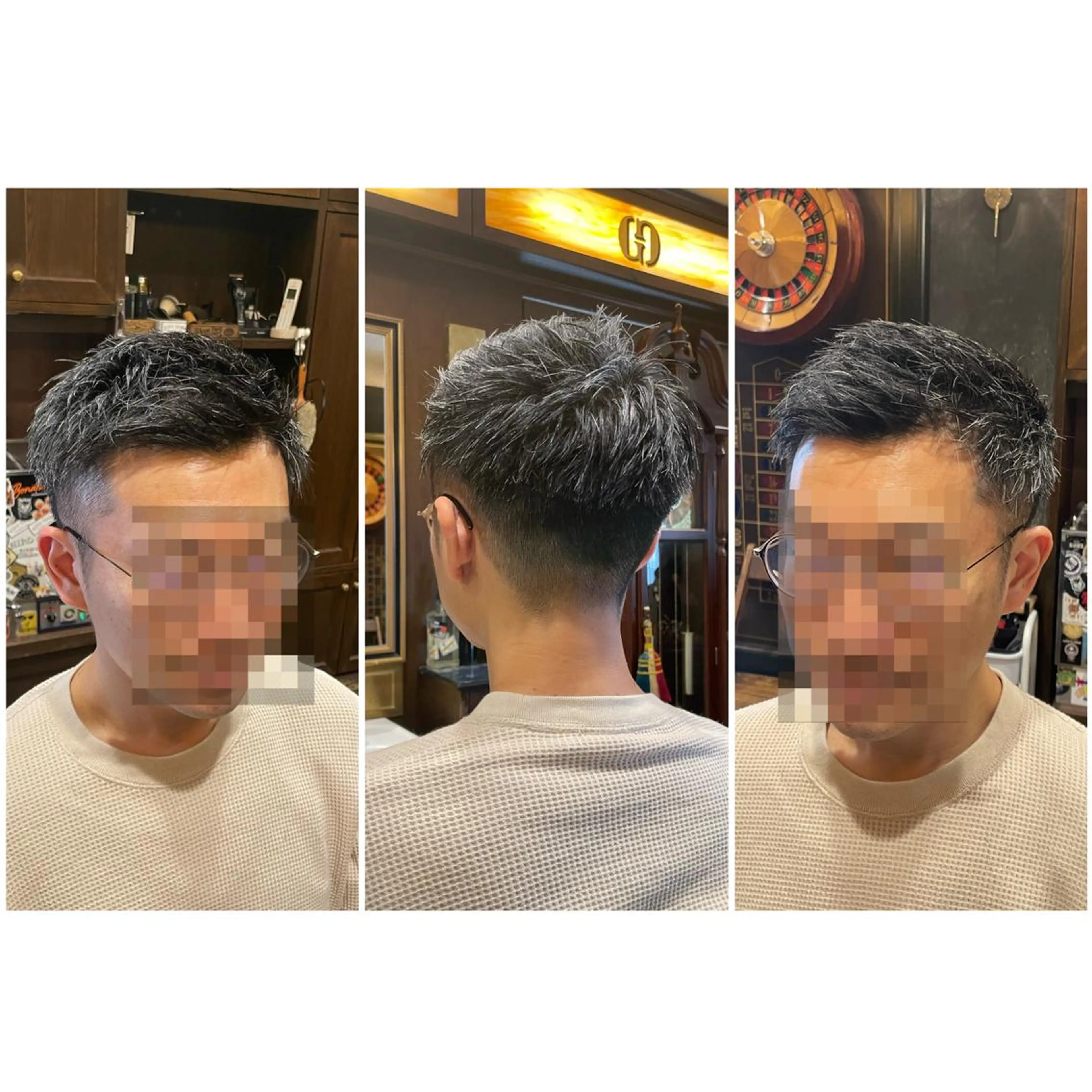 ショート メンズ ビジネス ショートヘア 佐藤 智美のヘアスタイル