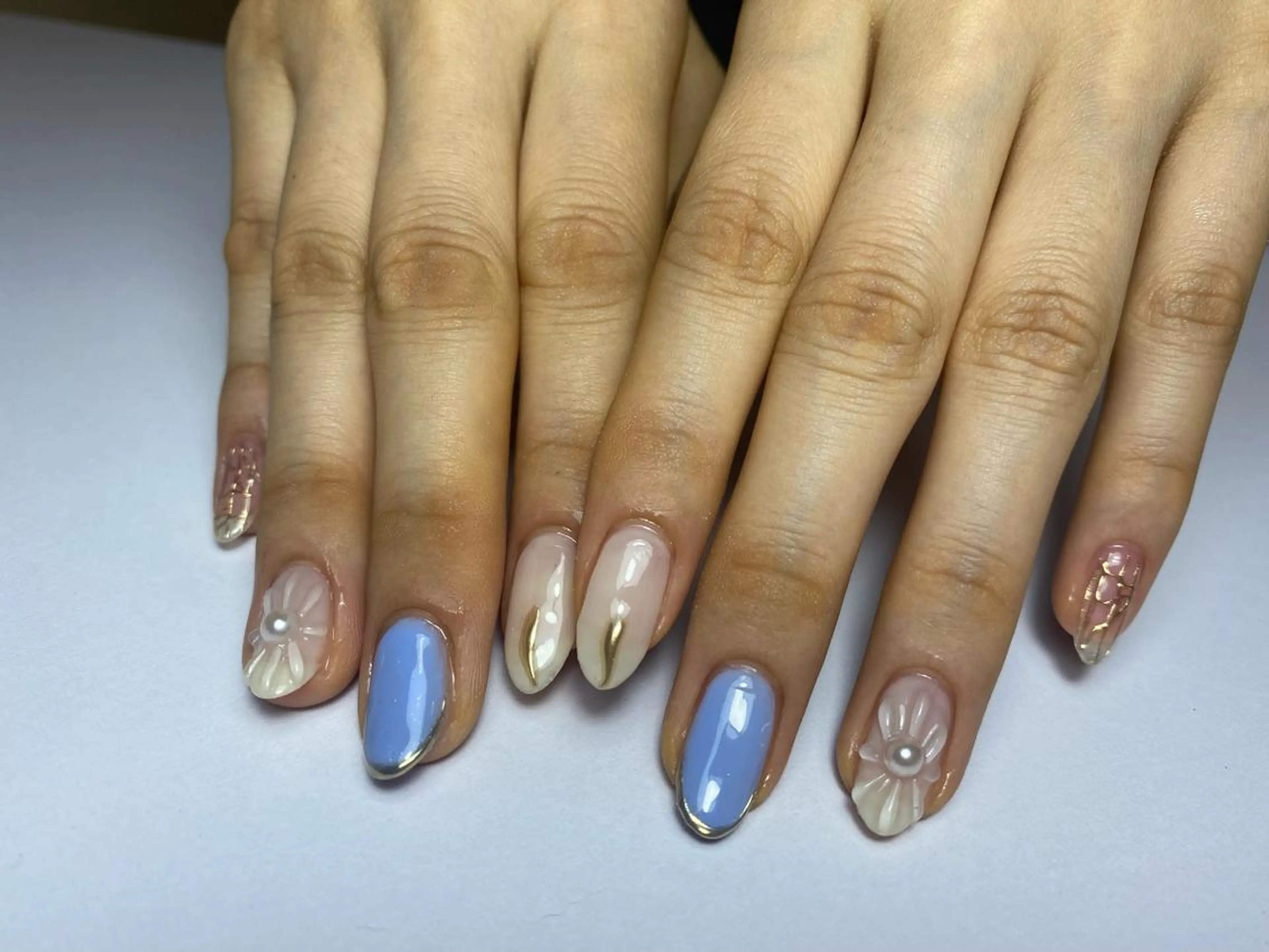 セミロング shandy nailのネイルデザイン