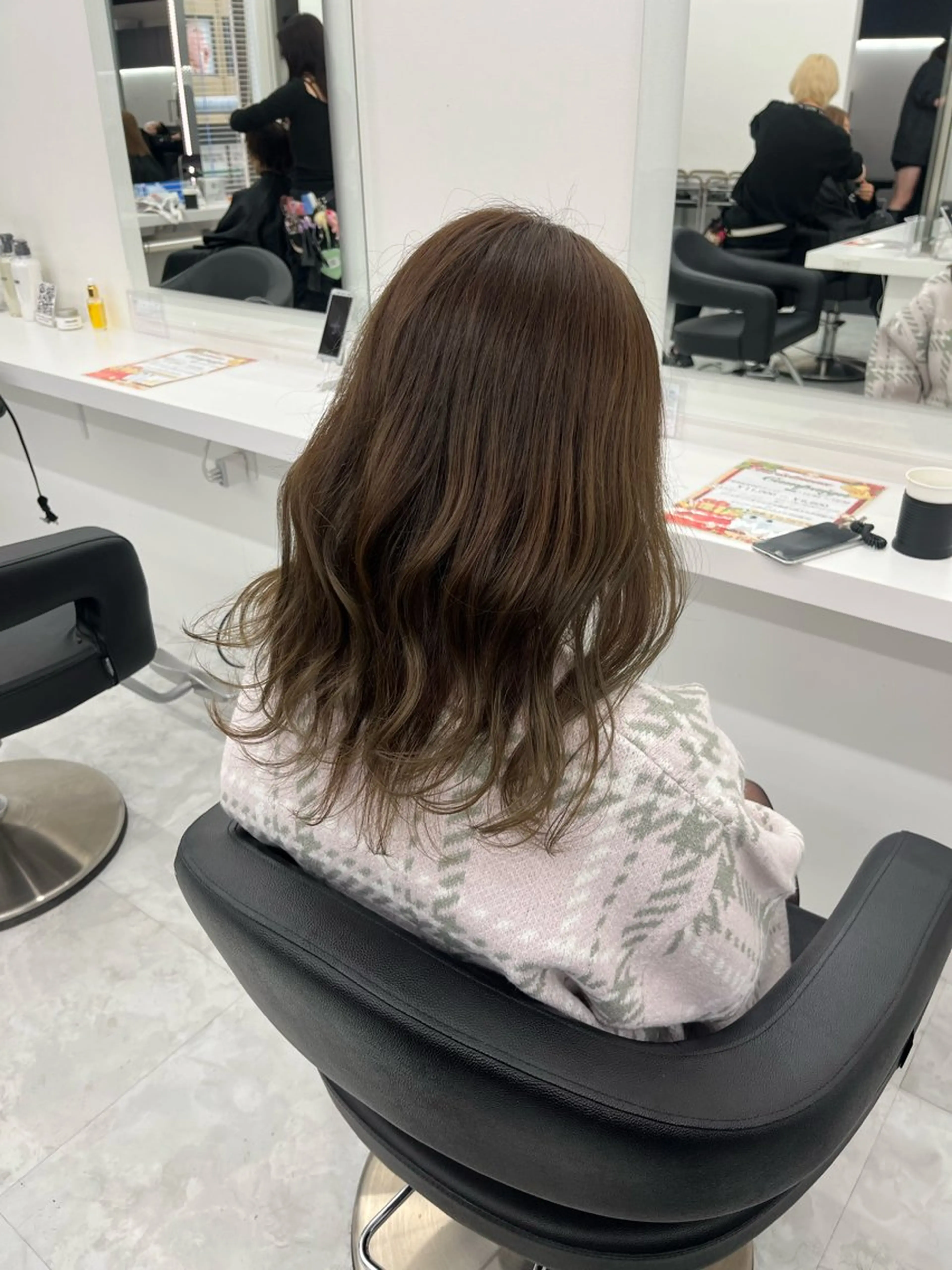 セミロング カラー 💖トレンド春夏 カラー💖FUTAのヘアスタイル