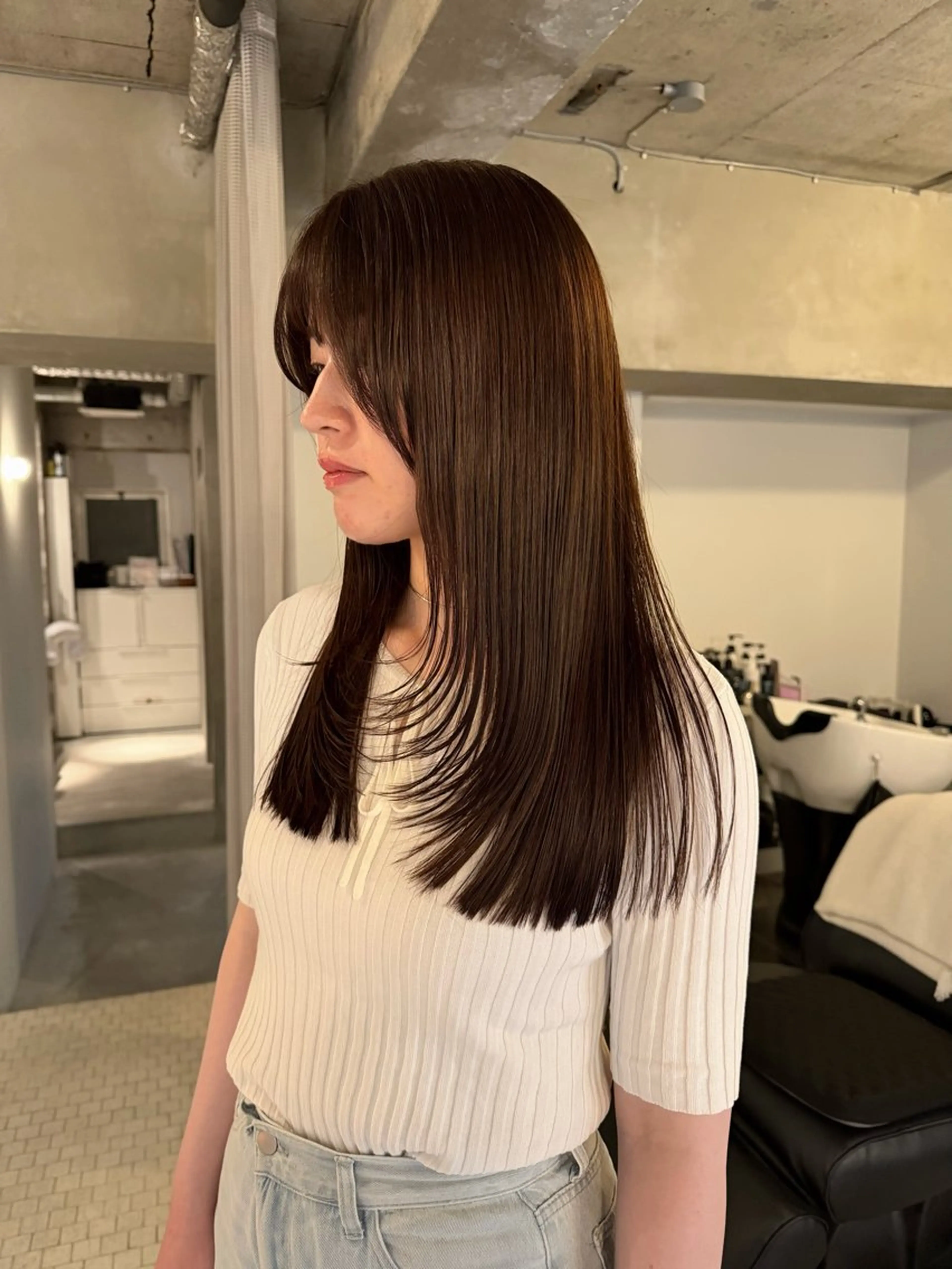 ロング 中野 こころのヘアスタイル