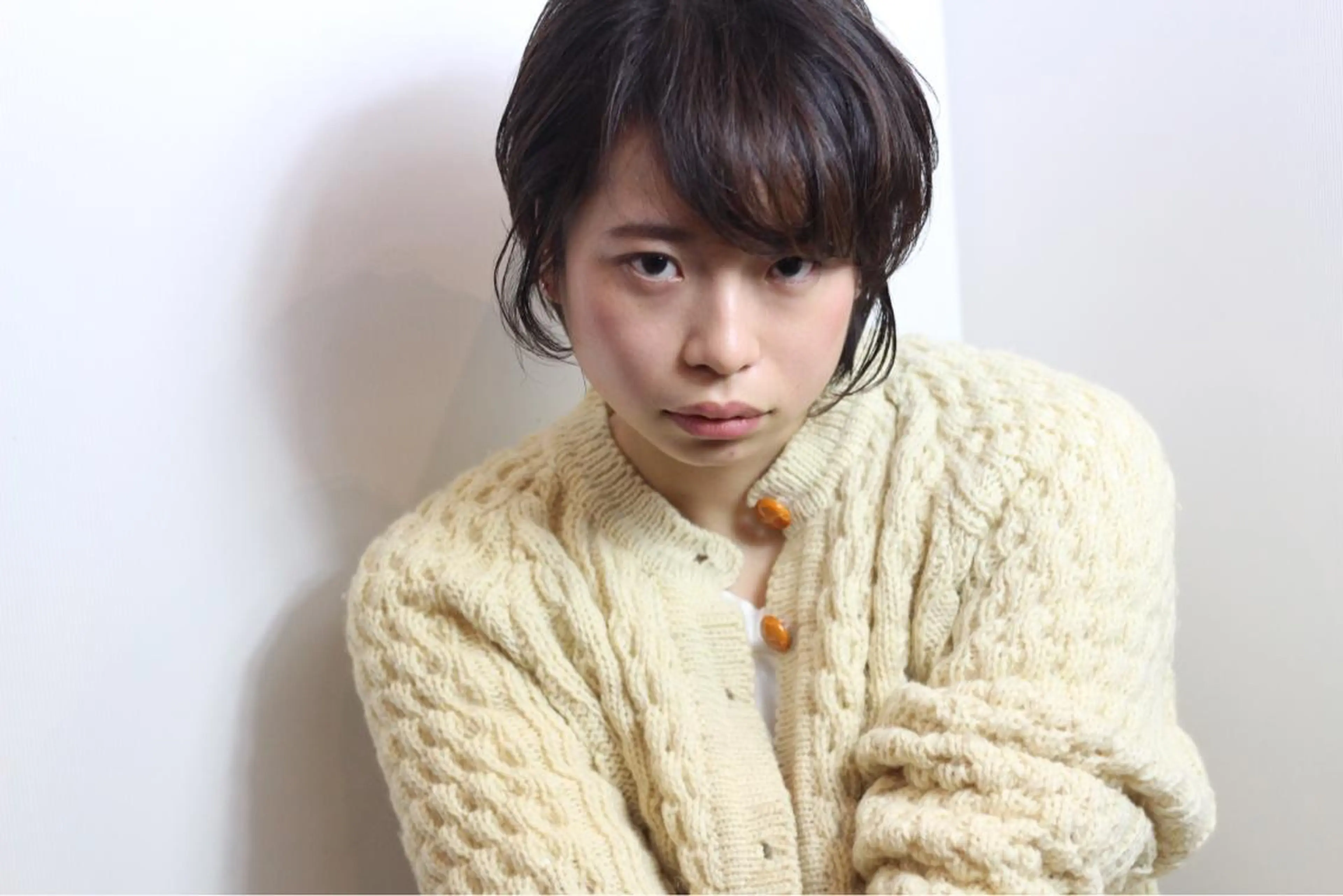 ショート カラー パーマ 安達 俊亮のヘアスタイル