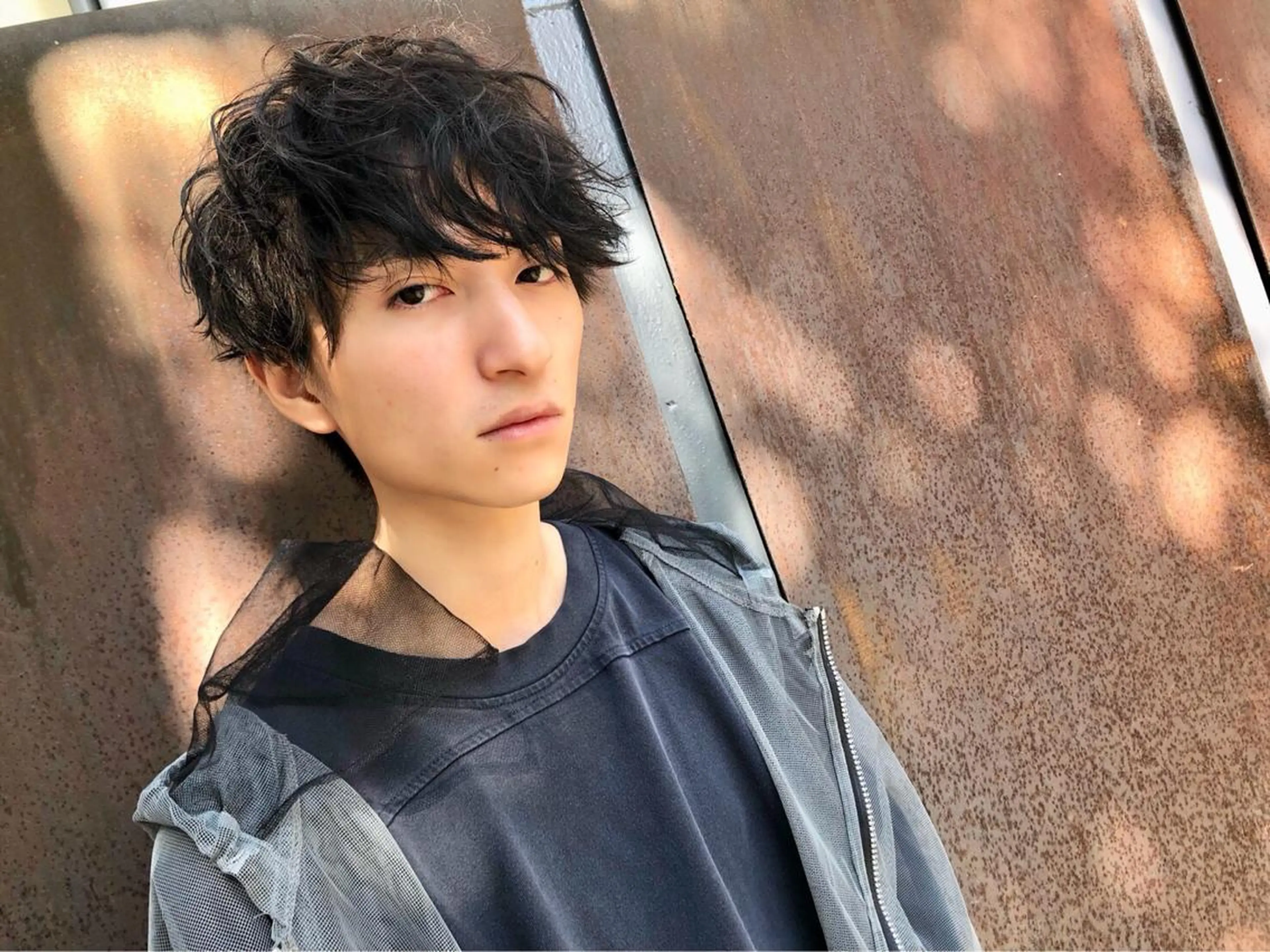 ミディアム カラー ヘアアレンジ ヘアカラー トリートメント ヘッドスパ ヘアセット ✨【公式】渋谷メンズ サロン BLUCK✨のヘアスタイル