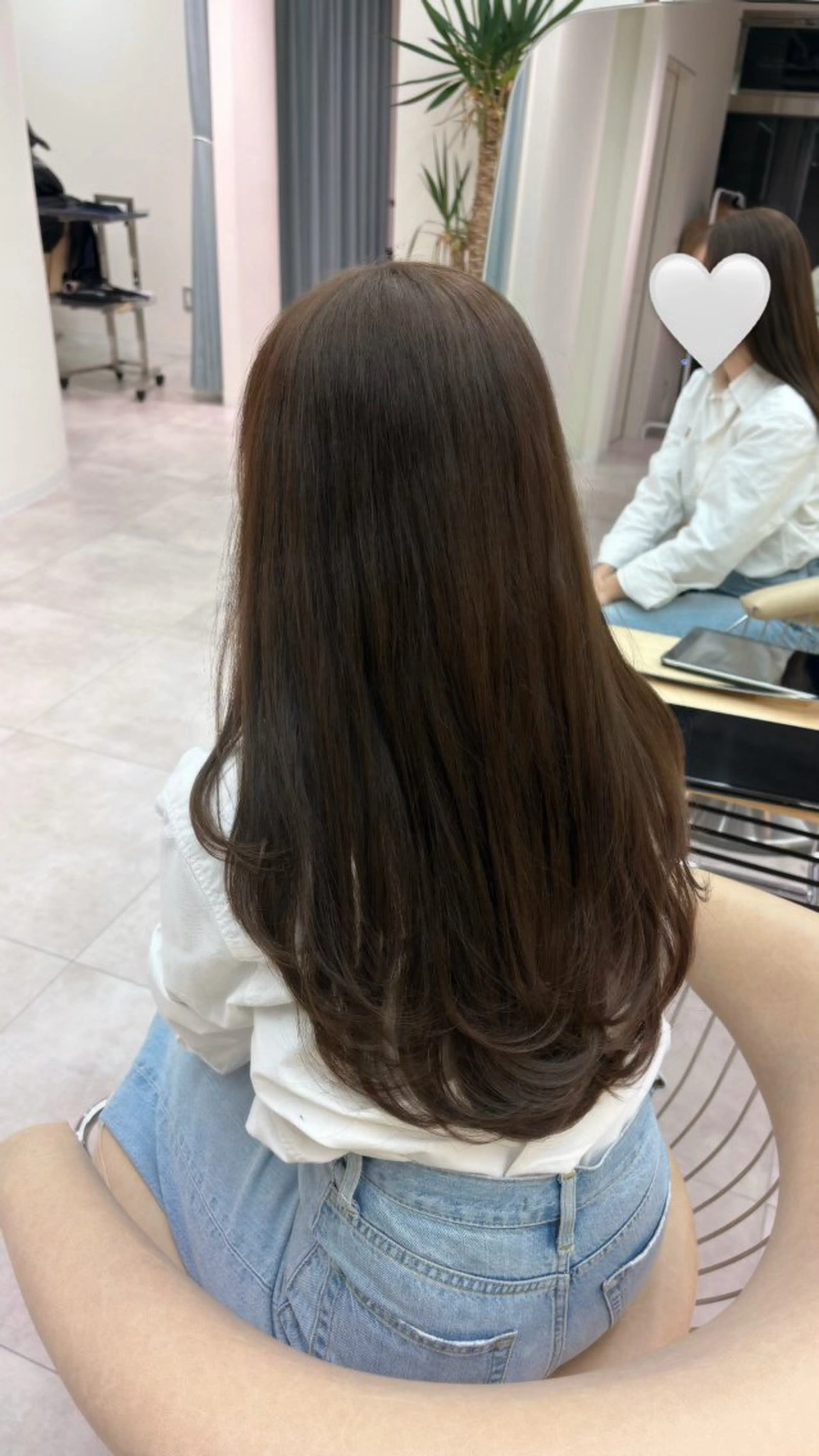 ロング ヘアカラー トリートメント newi広島／ Ririのヘアスタイル