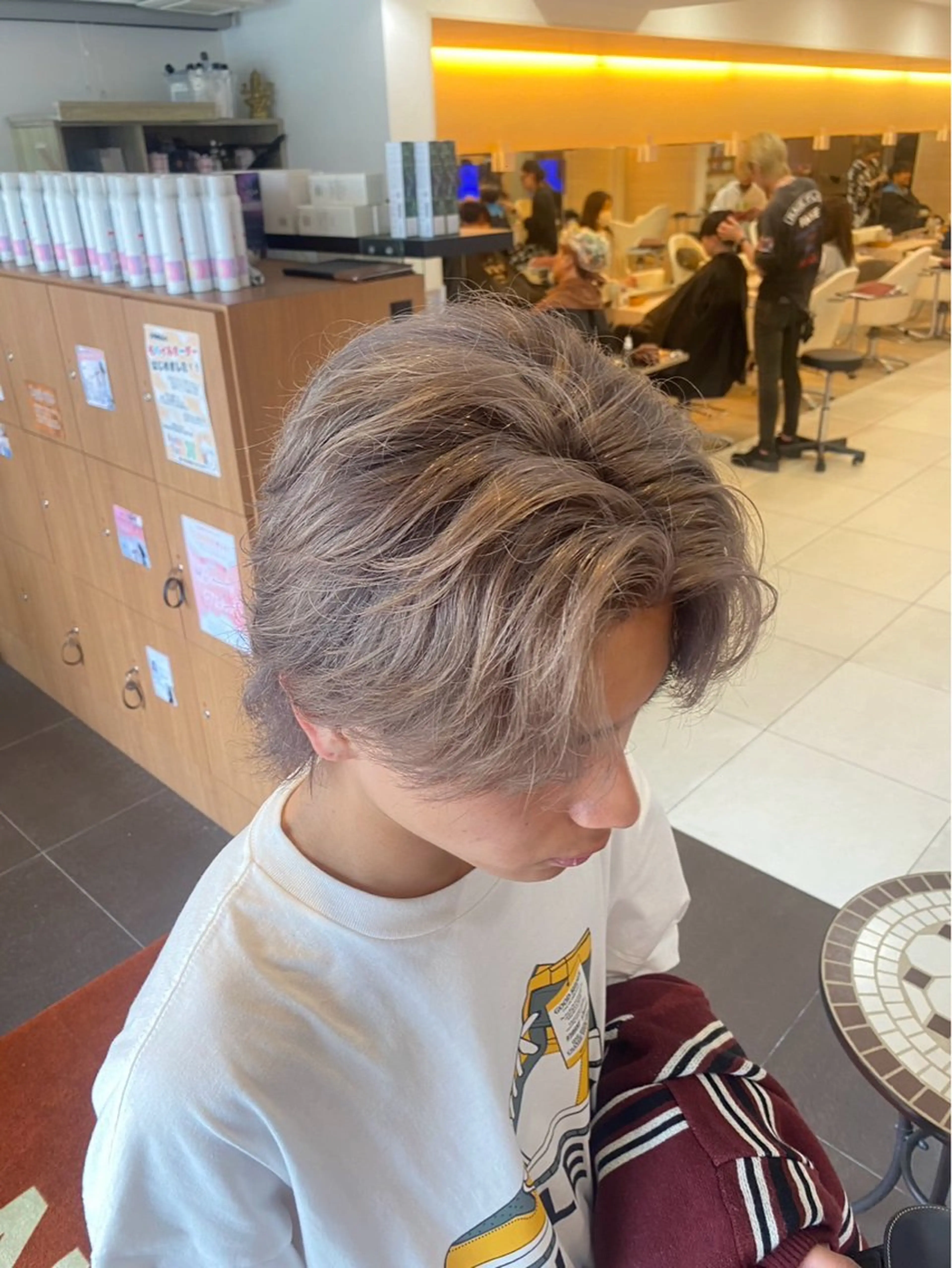 カラー ダブルカラー ハイトーンカラー イルミナカラー 🍓似合わせカット× パーマ／矢木🍓のヘアスタイル