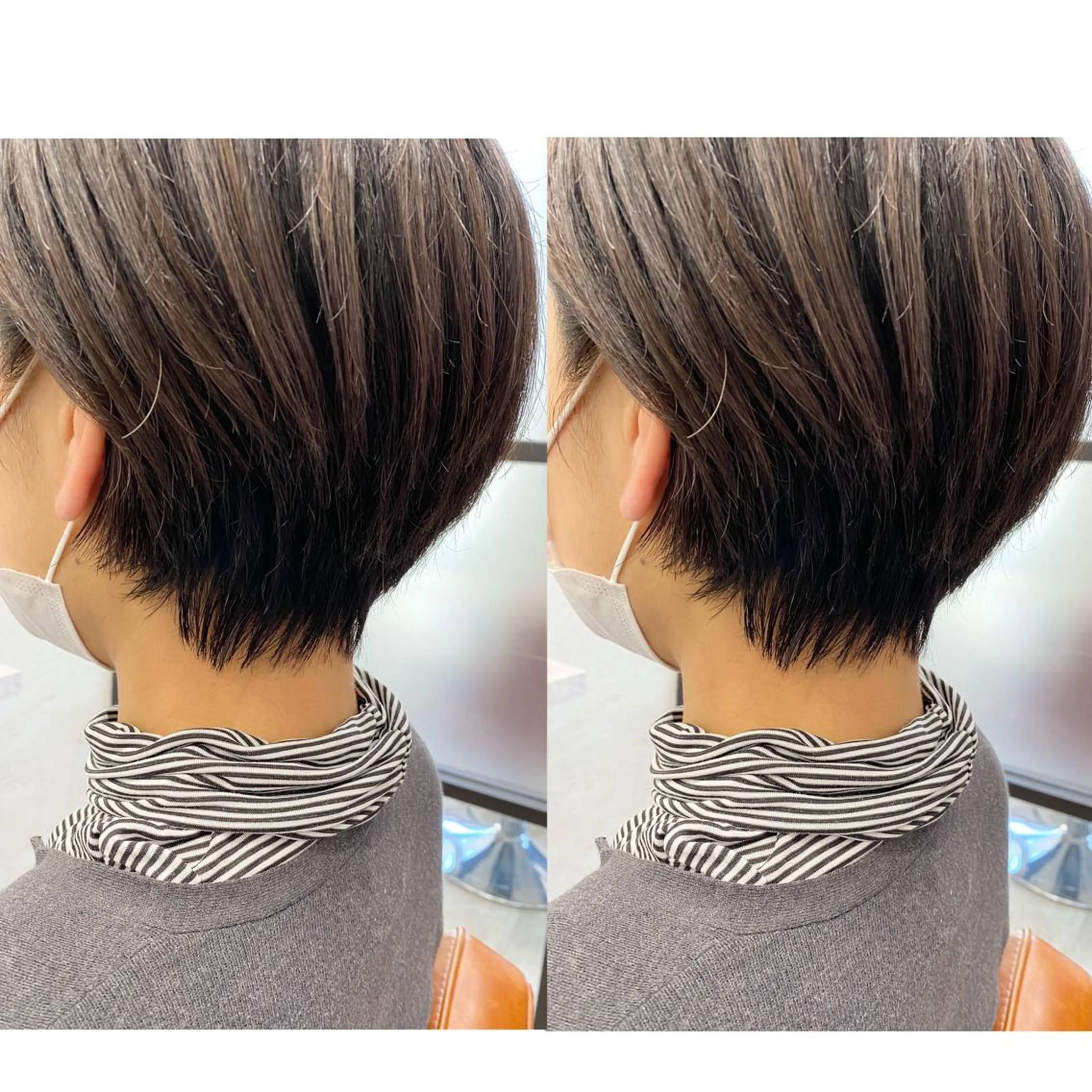 ショート カラー くびれヘア ショートヘア 艶カラー吉祥寺🌸 KAZUEのヘアスタイル