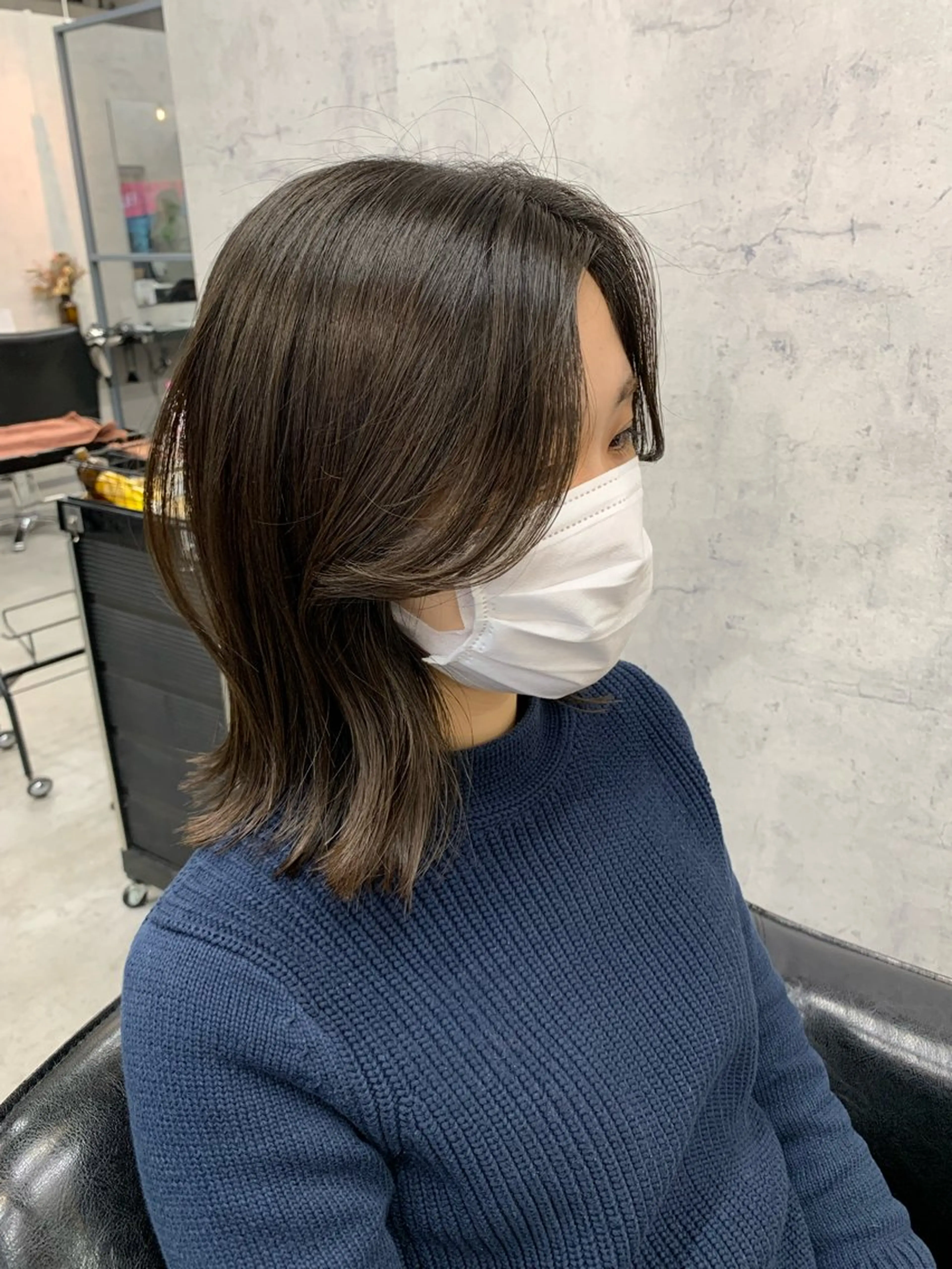 ミディアム カット トリートメント 銀座/レイヤー 🌷nonoka🌷のヘアスタイル