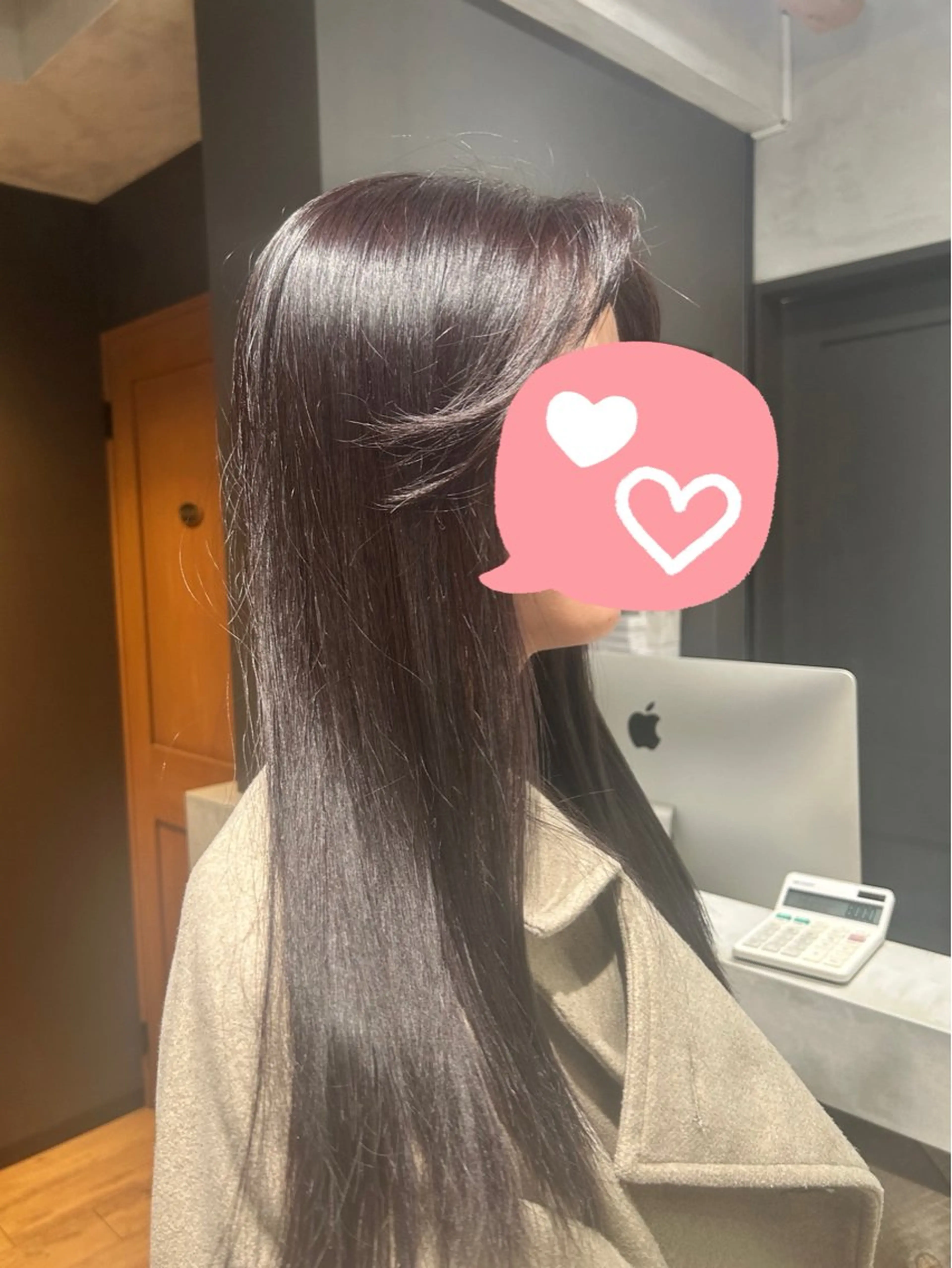 🩵カット➕フルカラー➕2ステップ、スチームトリートメント※ブリーチは入りませんの写真