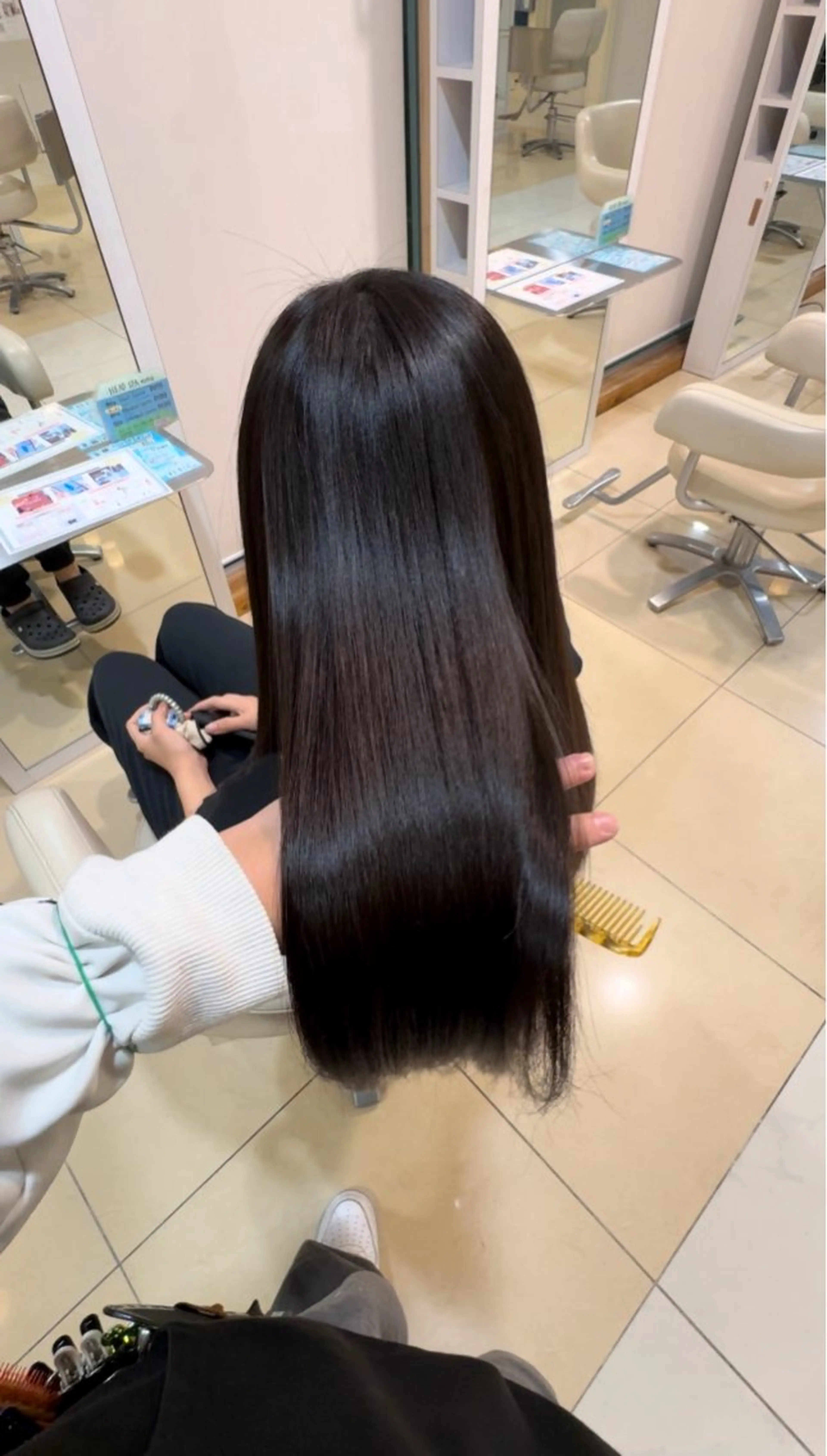 ロング 縮毛矯正 🎈カラーエステ 🎈通事  啓人のヘアスタイル