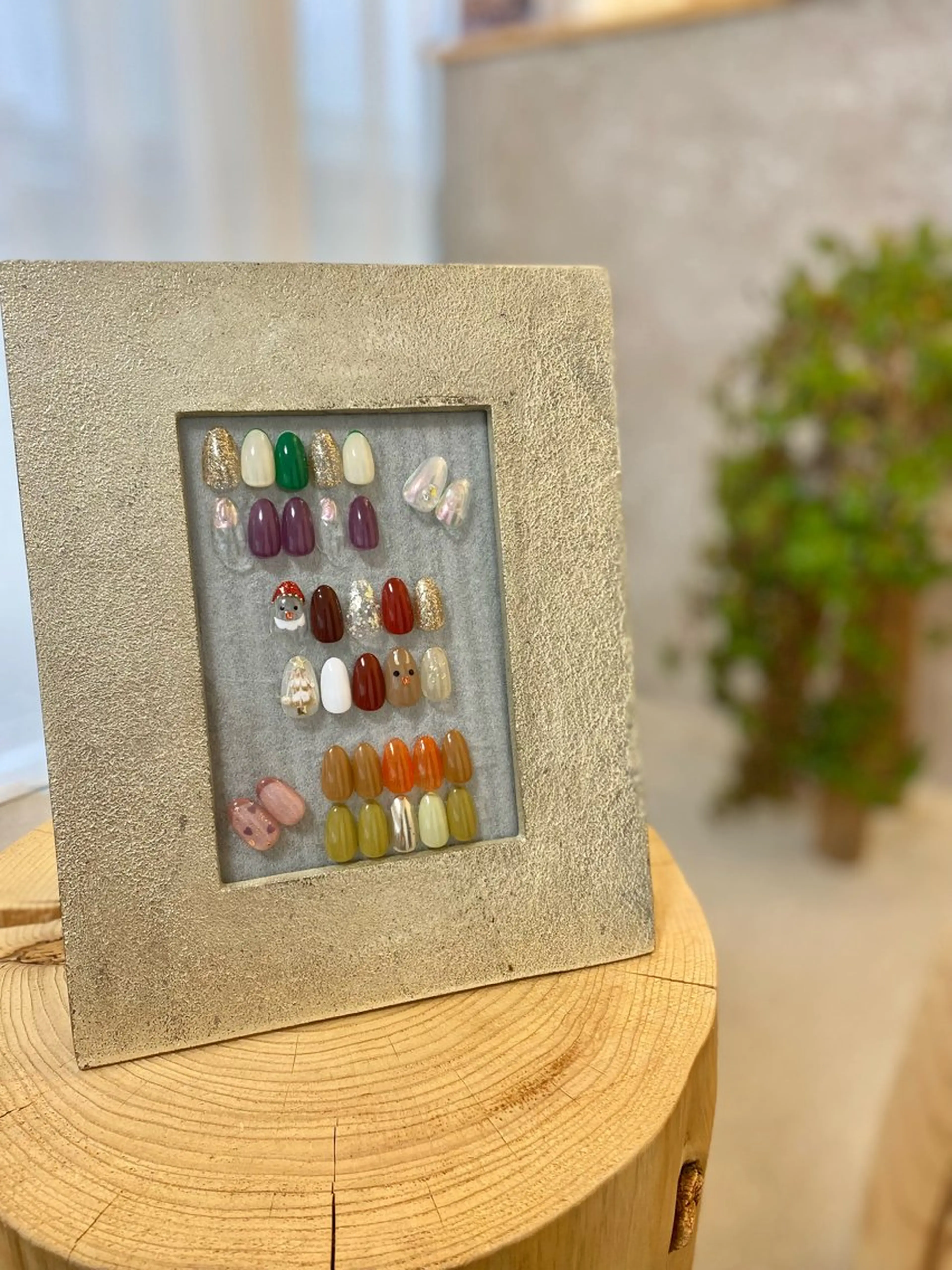 ネイル 冬ネイル クリスマス 苦楽園the she nailのネイルデザイン