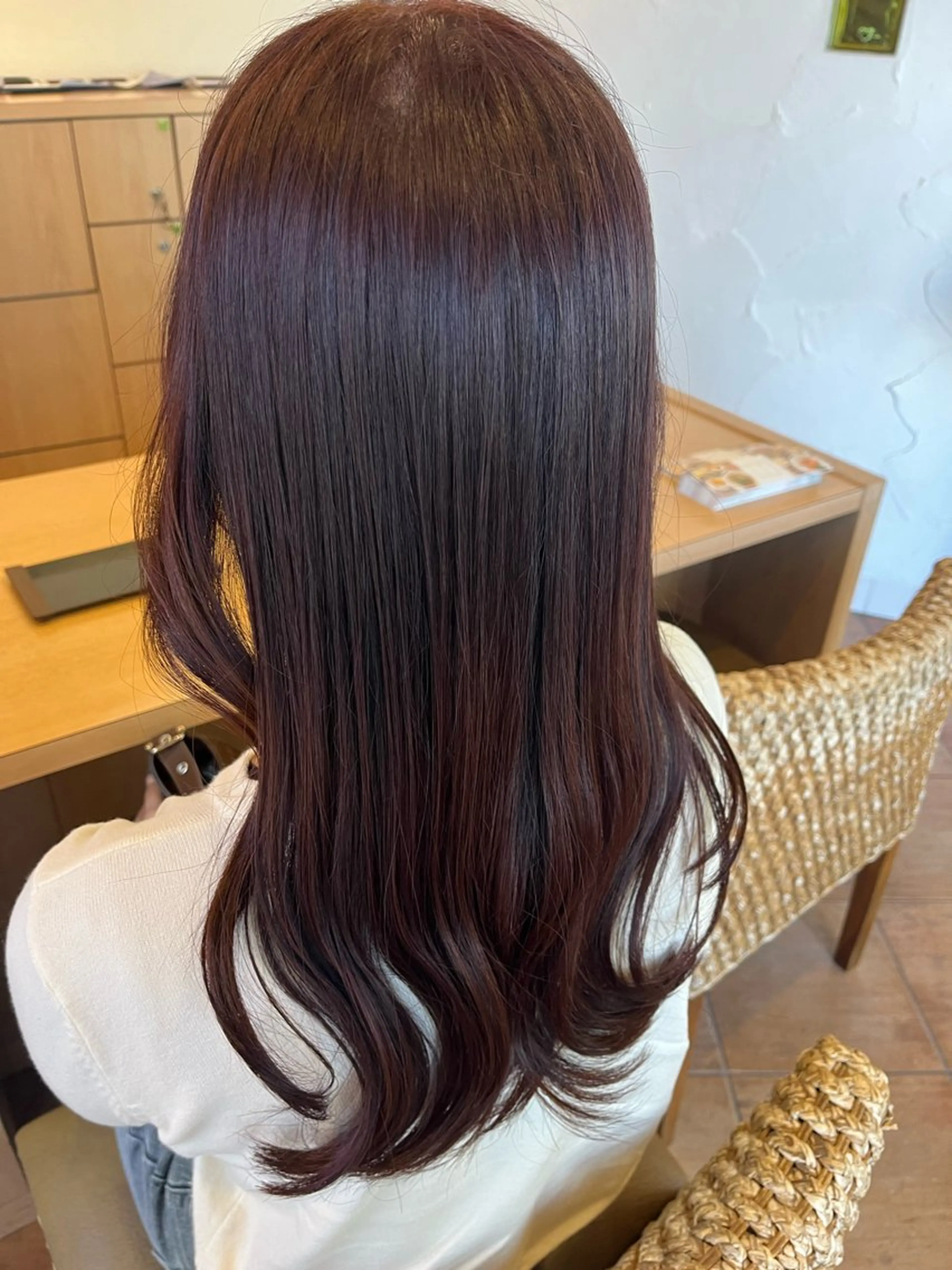 ロング ロング カット ヘアカラー 西田 早輝子🍊のヘアスタイル