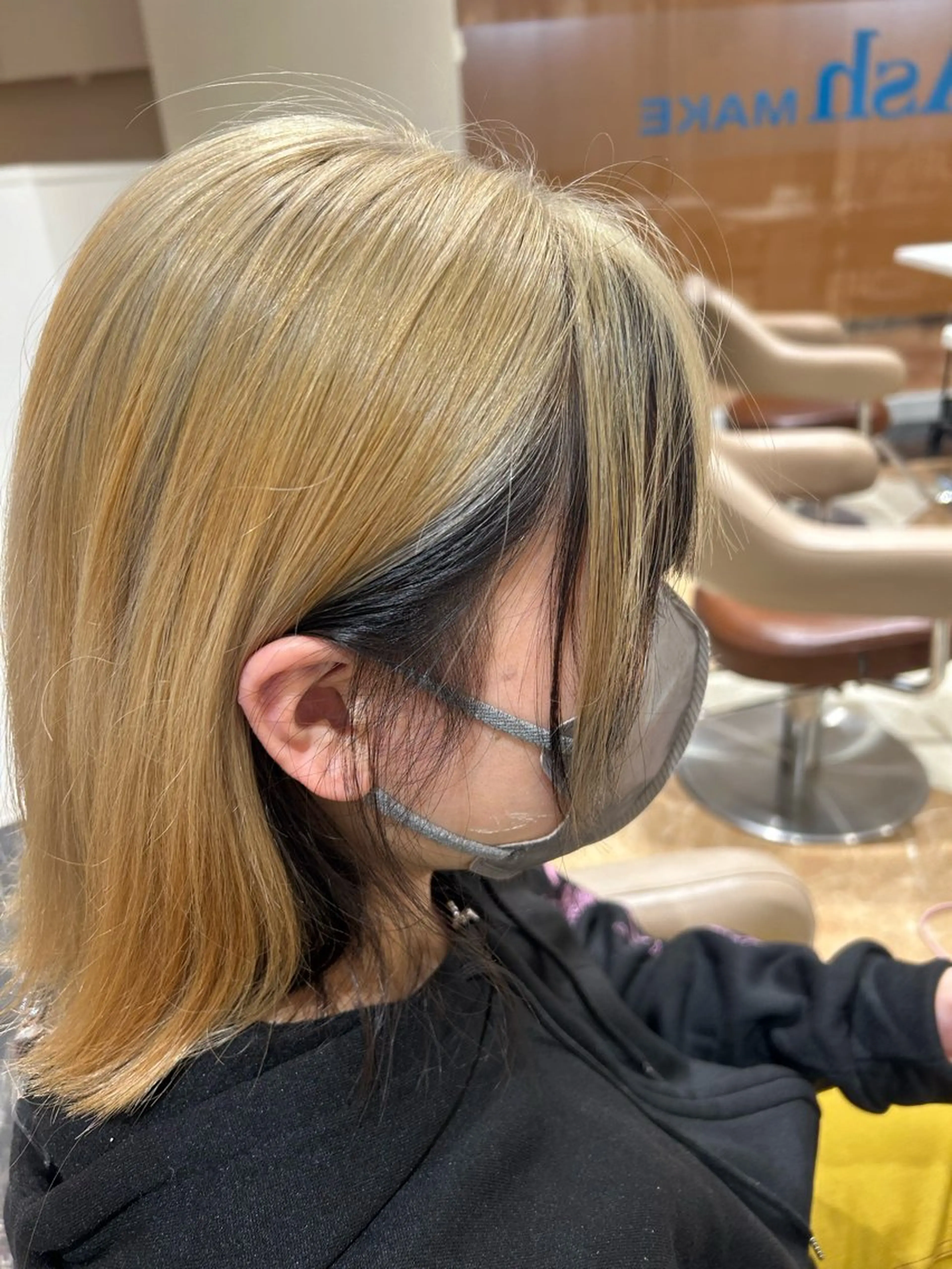 ミディアム カラー 髪質改善特化 赤塚雄輝のヘアスタイル