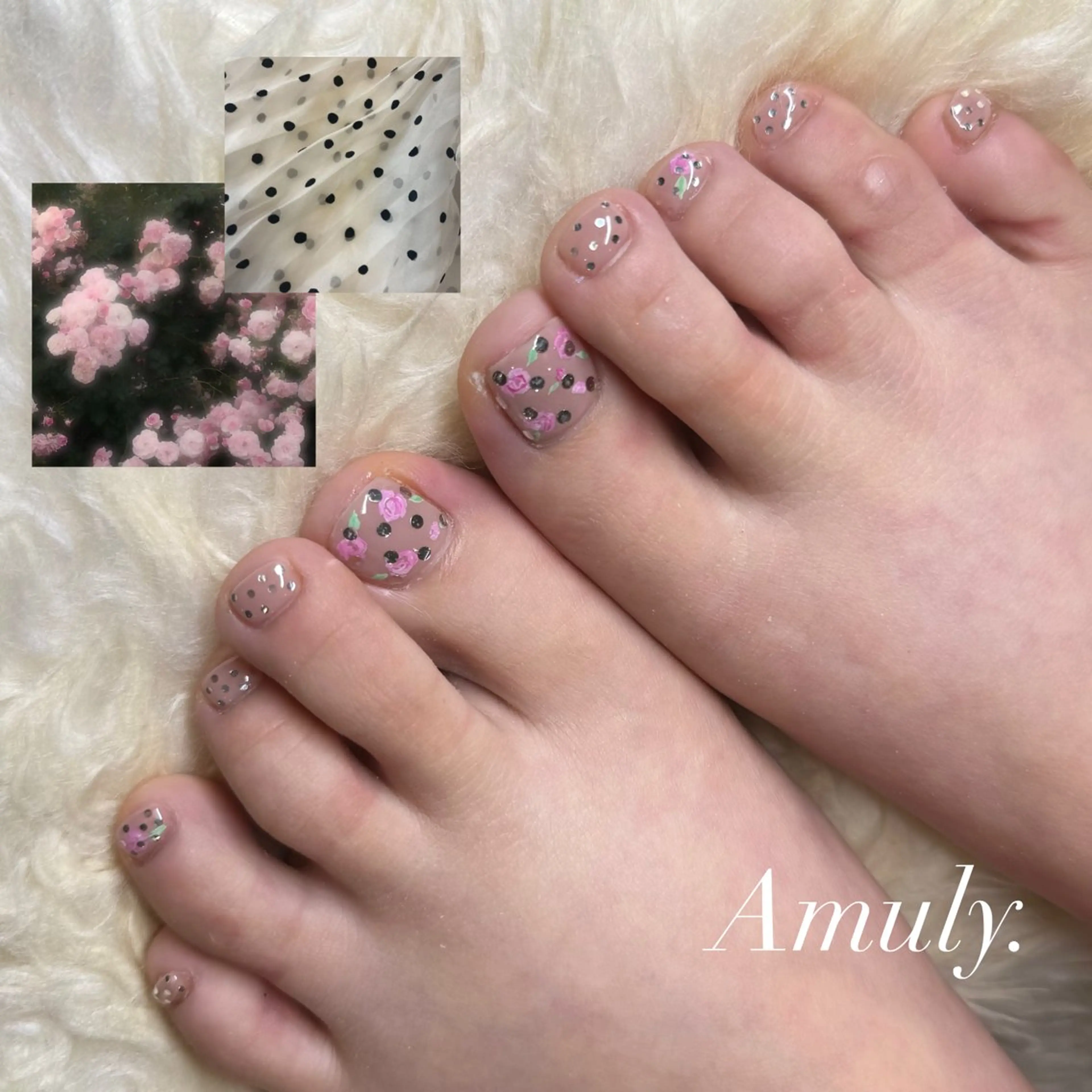 ネイル フットネイル Amuly. Narumiのネイルデザイン