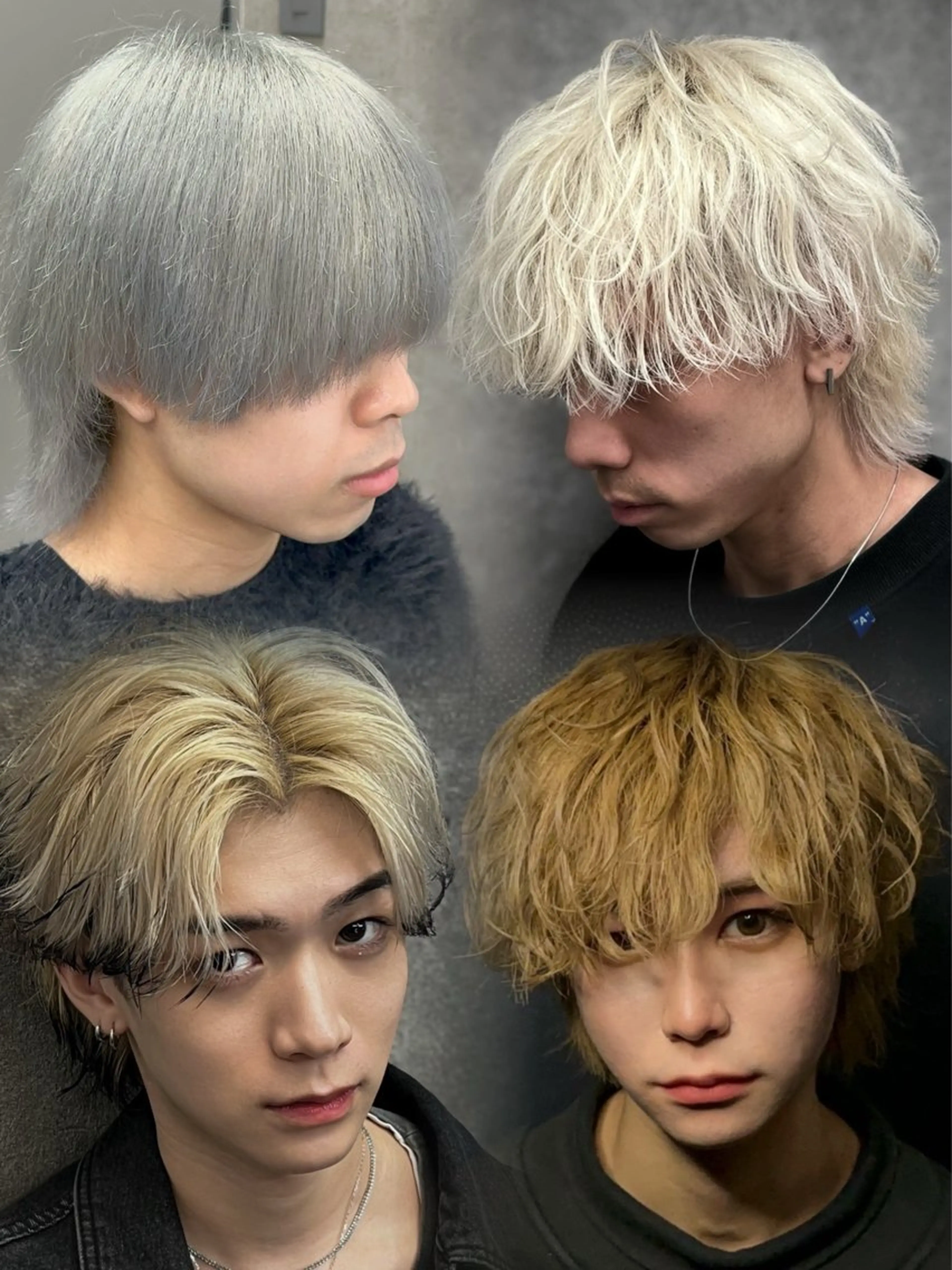 カラー パーマ メンズ メンズハイトーン ハイトーンカラー カット ヘアカラー 札幌美容室 /光👑のヘアスタイル