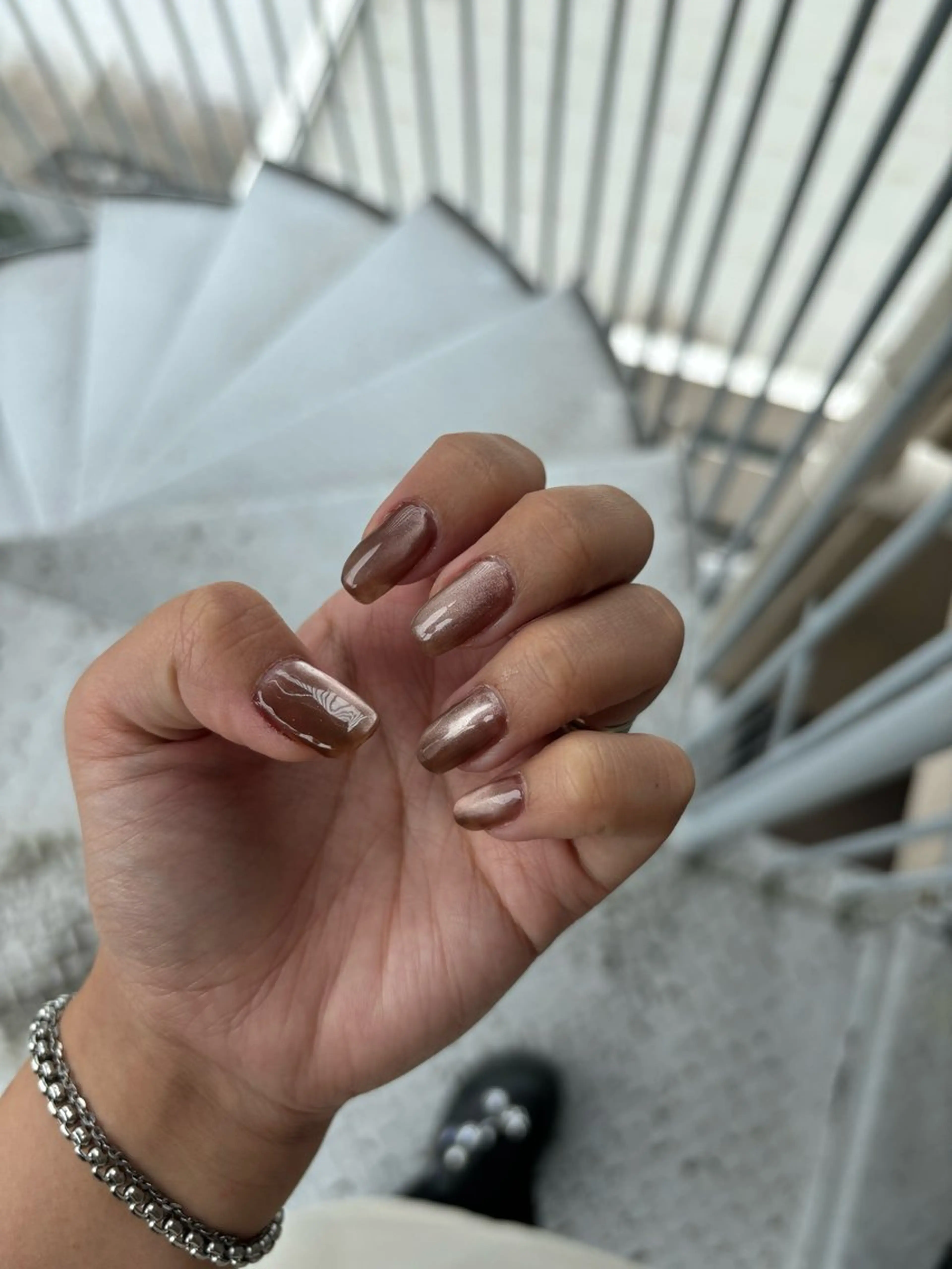 マグネット🧲ネイル(オフ込み)の写真