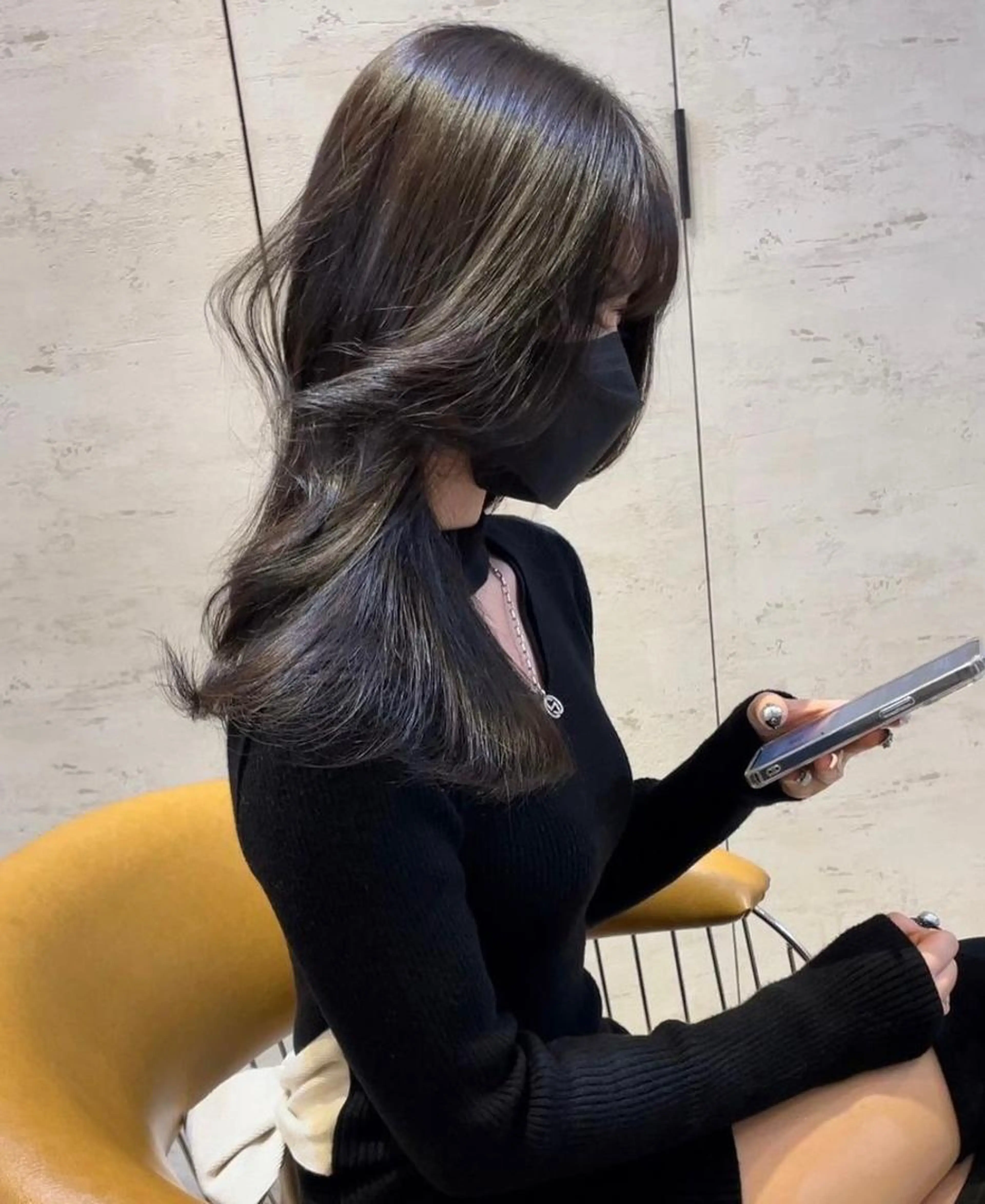 【⚠️1日3名様限定クーポン⚠️】前髪カット➕おくれ毛カット➕韓国風コテ巻きセットの写真