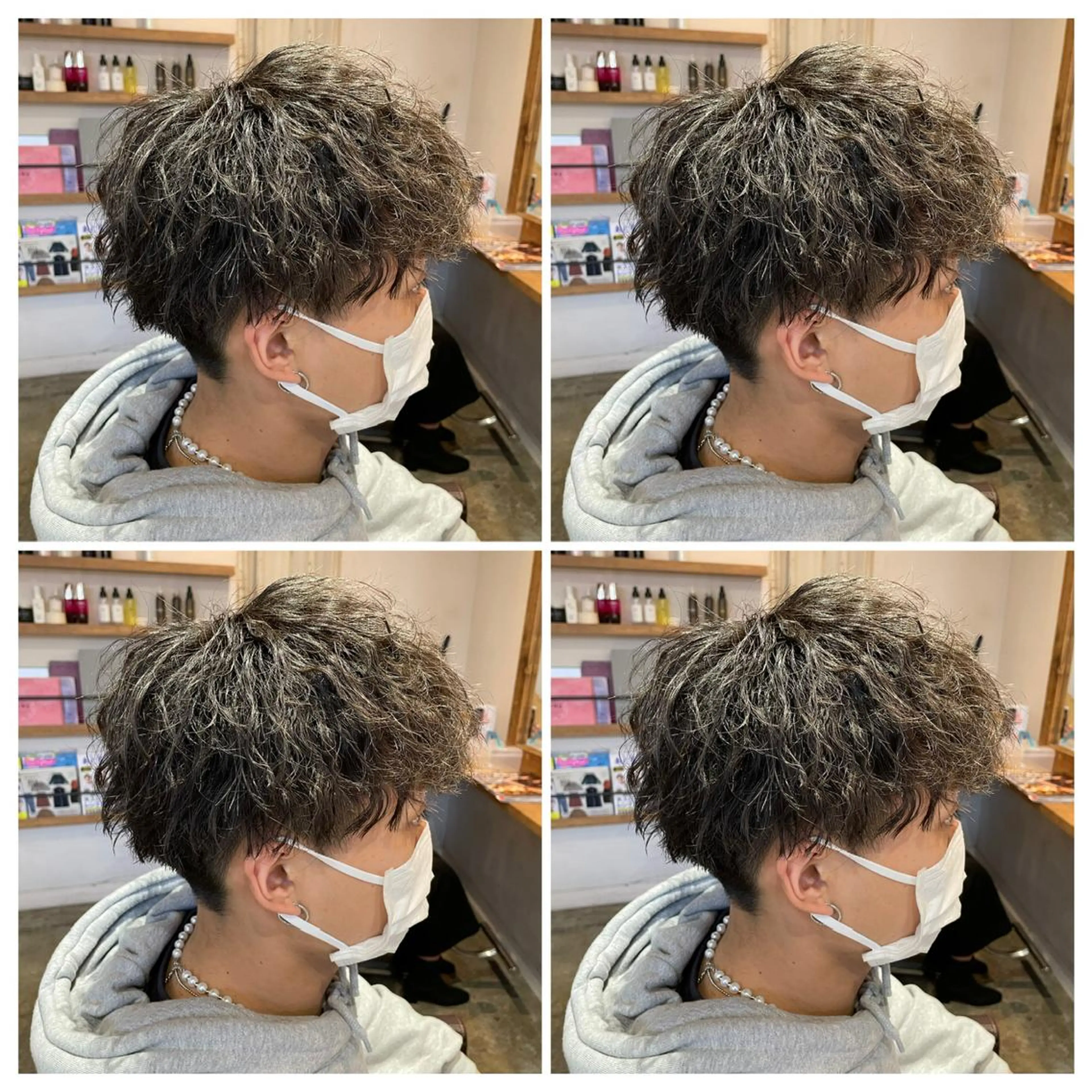 パーマ メンズ カット パーマ トリートメント 💎髪質改善／艶髪 荻原💎のヘアスタイル