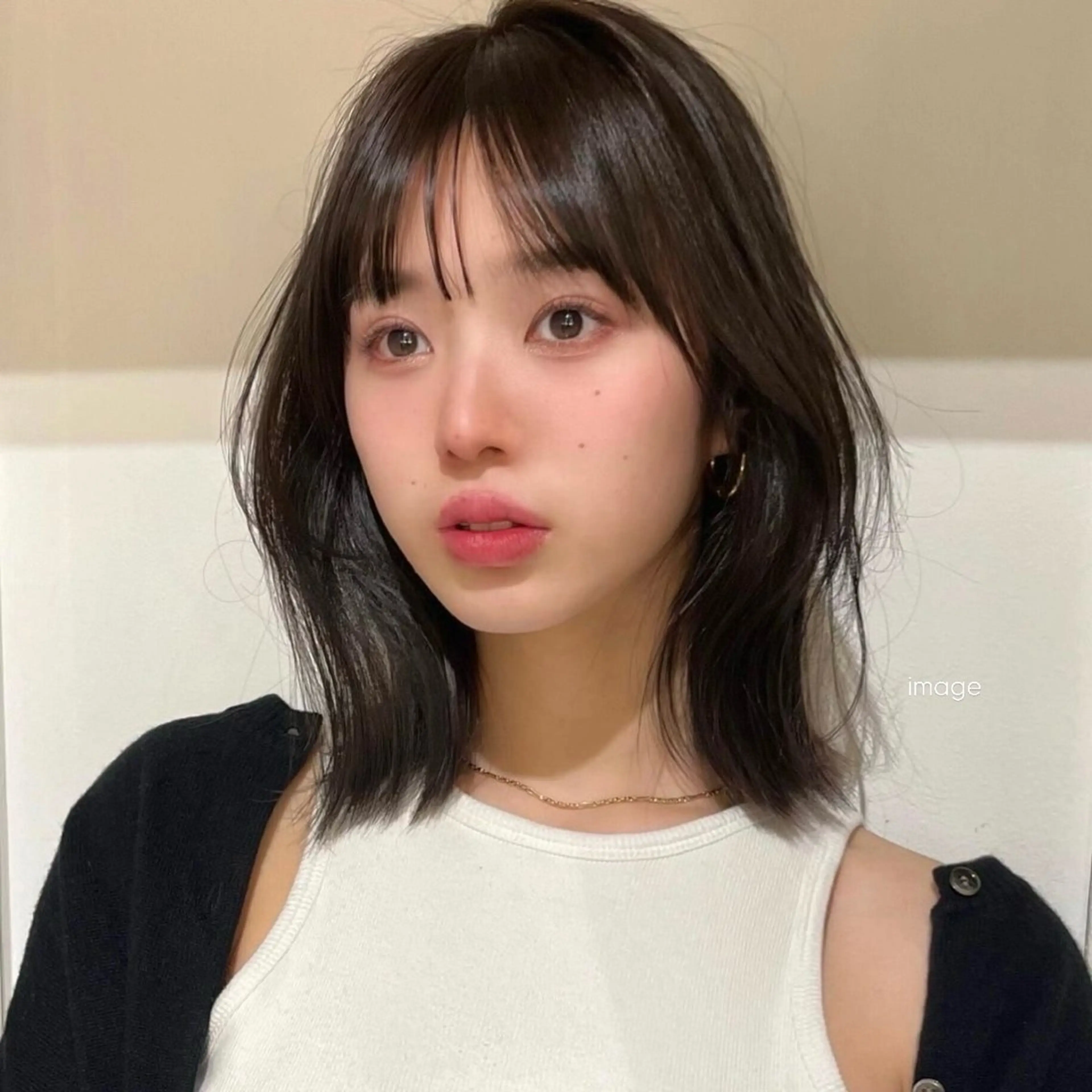 ミディアム ボブ 似合わせカット トリートメント ボブ/レイヤー /sora🌙✨️のヘアスタイル