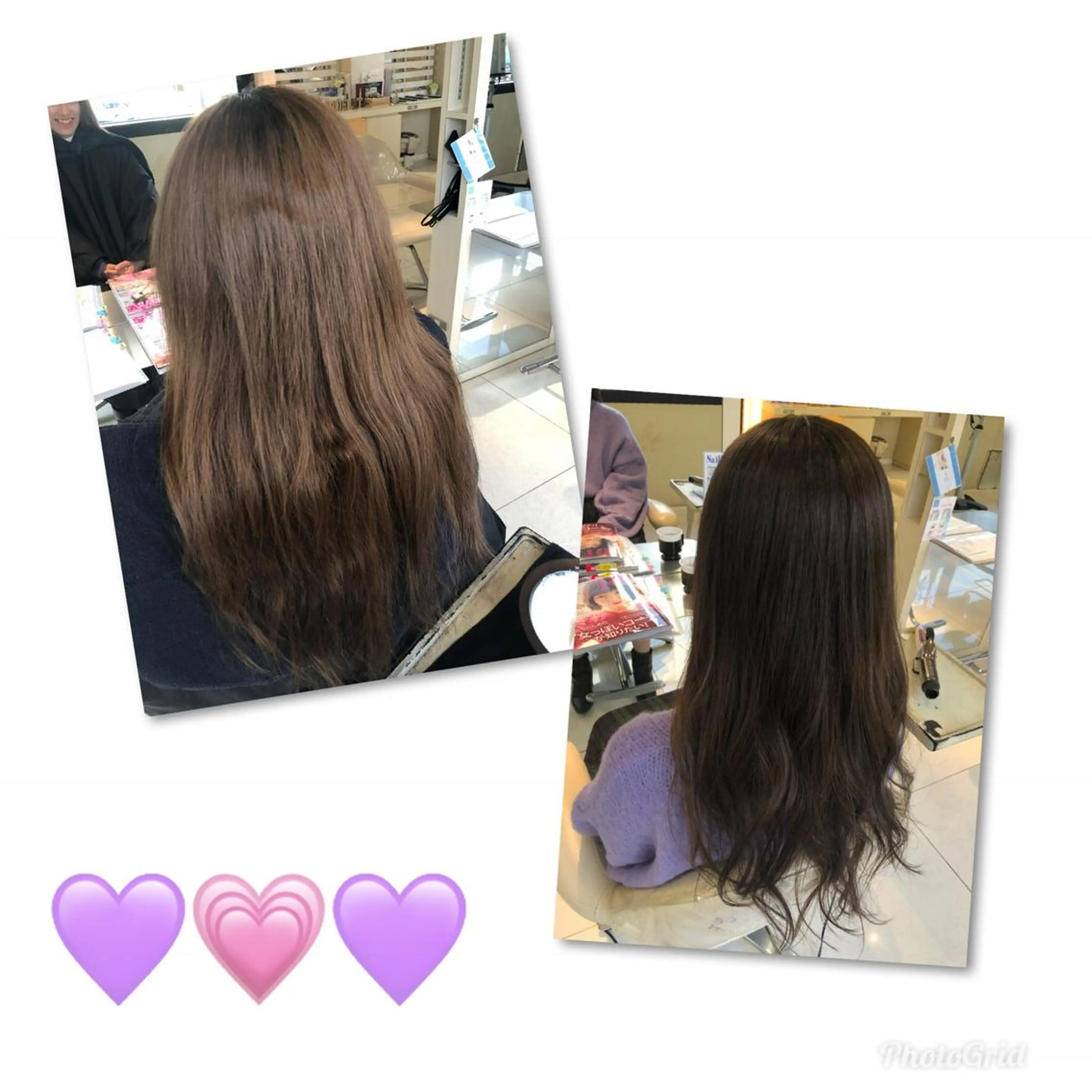 ロング カラー 廣野 愛香のヘアスタイル