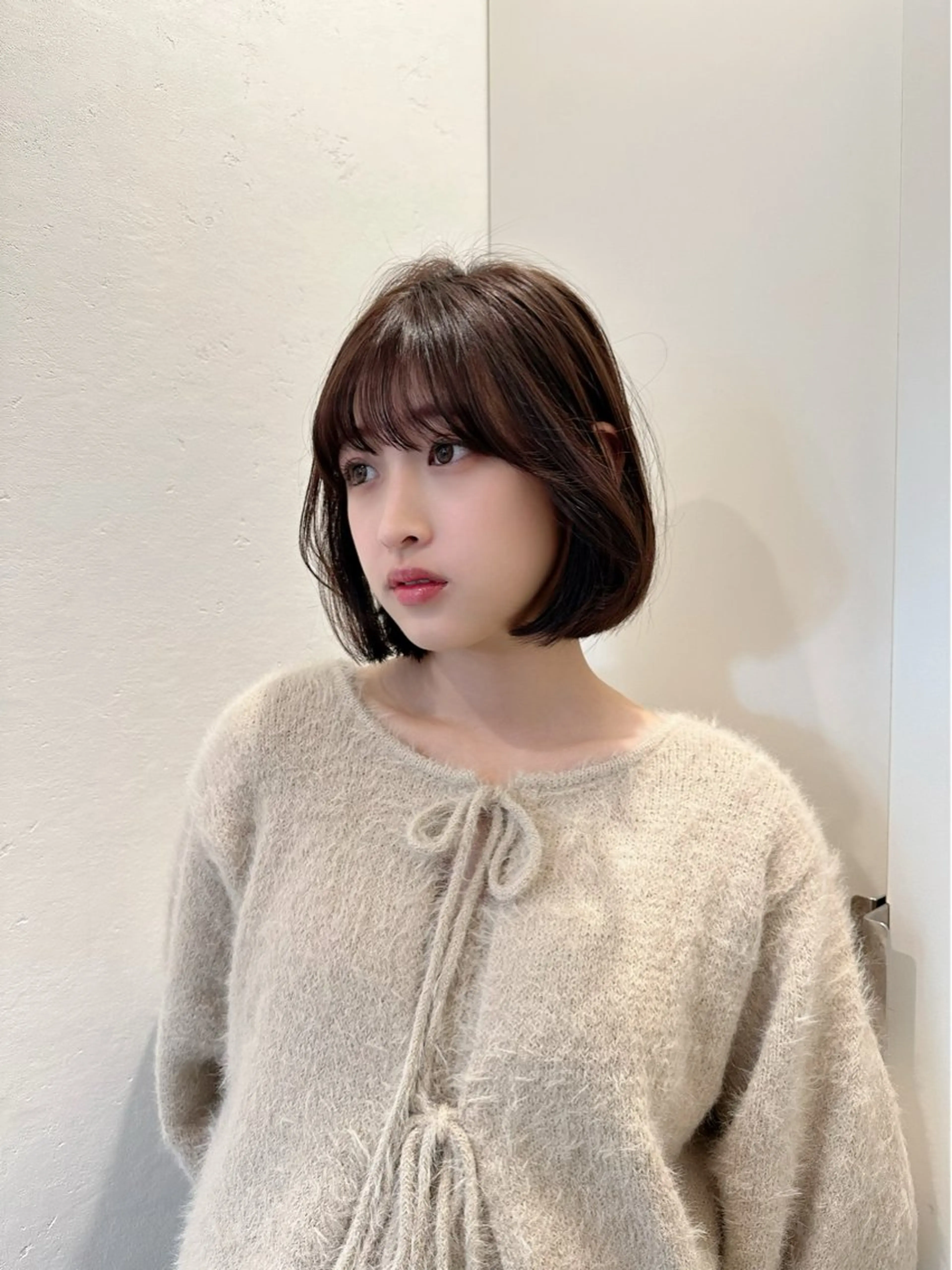 ショート カット ヘアカラー トリートメント 縮毛矯正　髪質改善 韓国風レイヤー　吉田のヘアスタイル