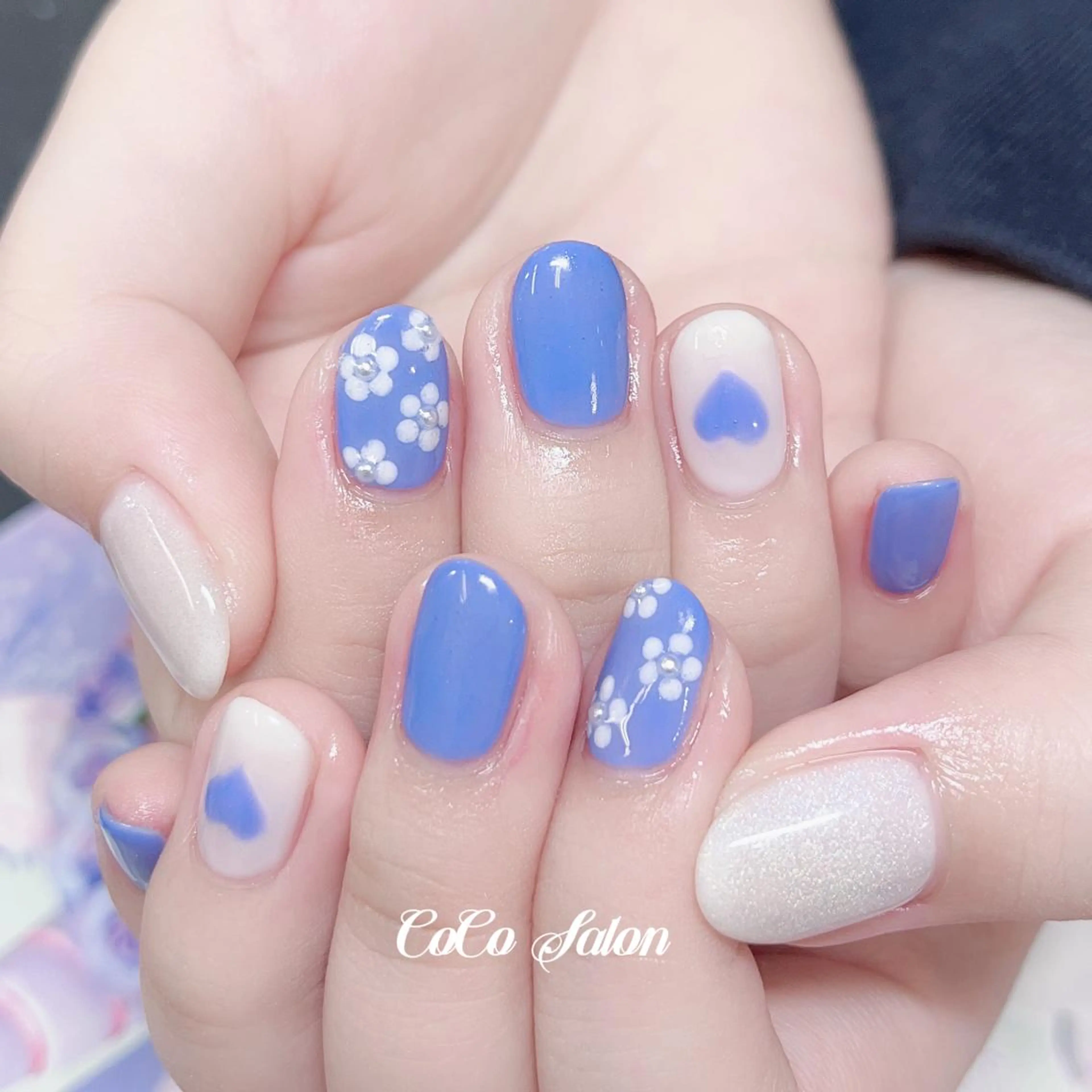 【ジェル】お好きなアート6本付きコース ☆持ち込みデザインok☆の写真