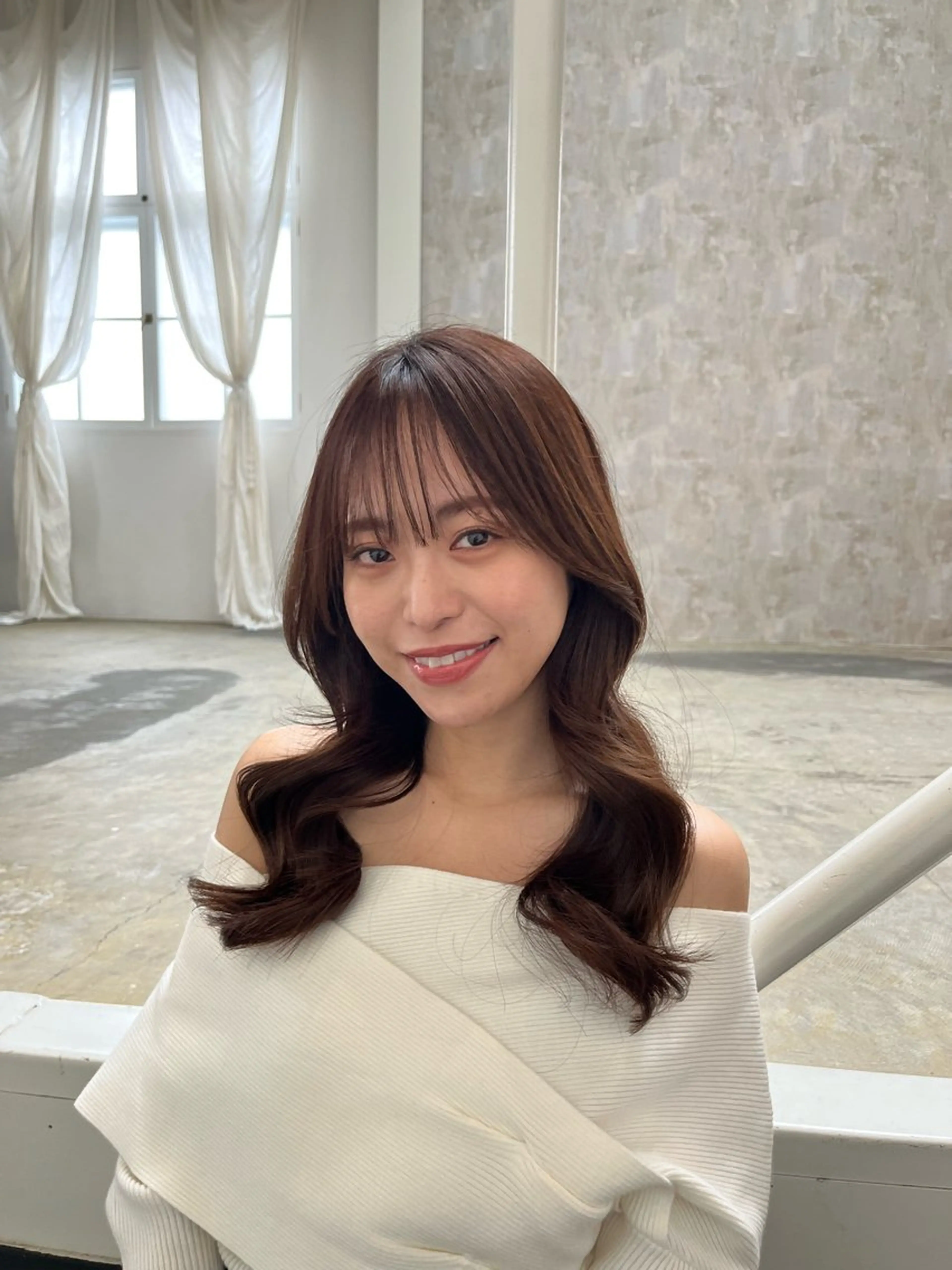 ロング カラー カット ヘアカラー トリートメント 🫧ナオ🫧 /韓国 ヘア/ マンツーマンのヘアスタイル