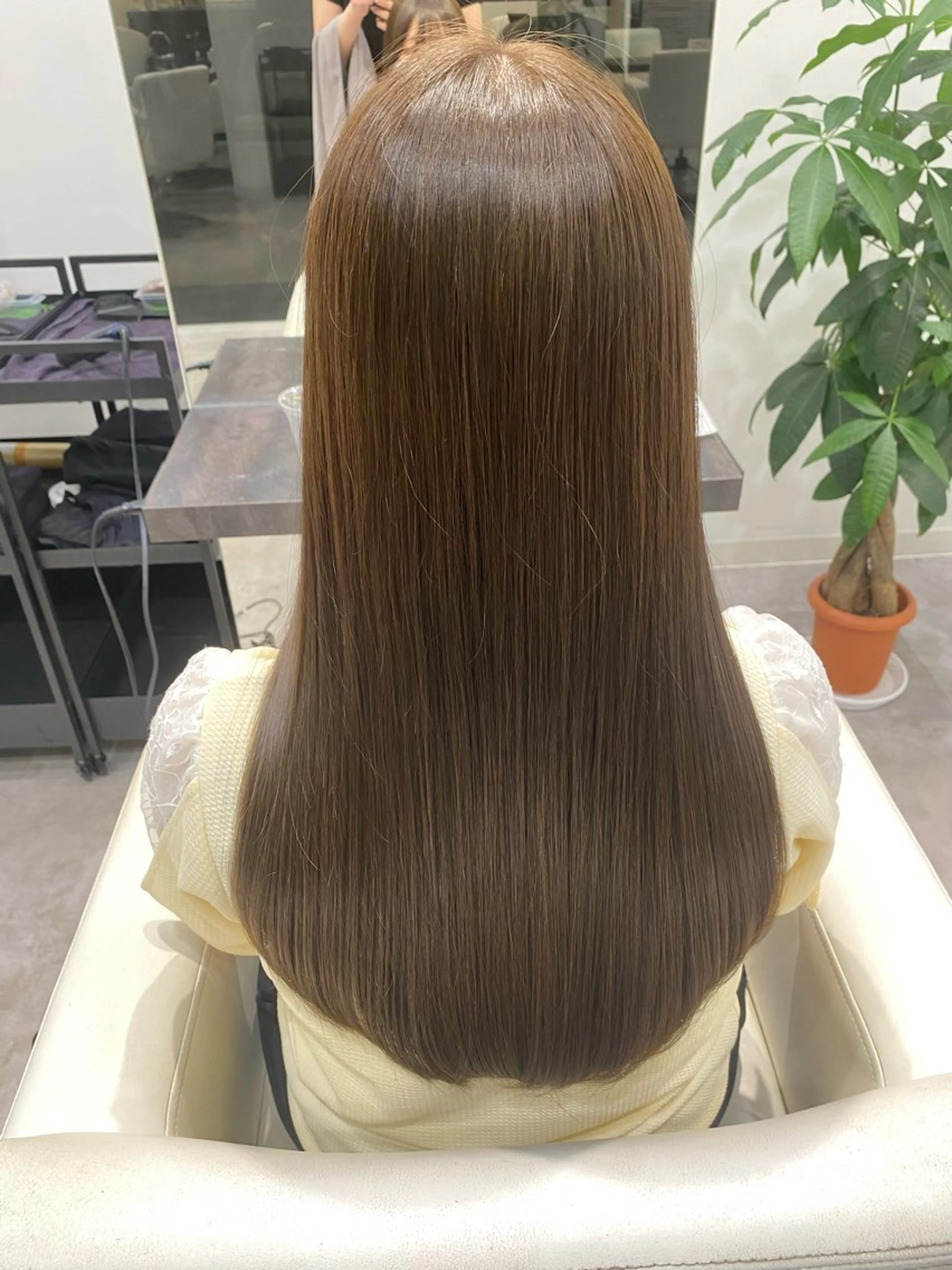 ロング 髪質改善 トリートメント 🌼渋谷韓国レイヤー 桑尾幸奈🌼のヘアスタイル