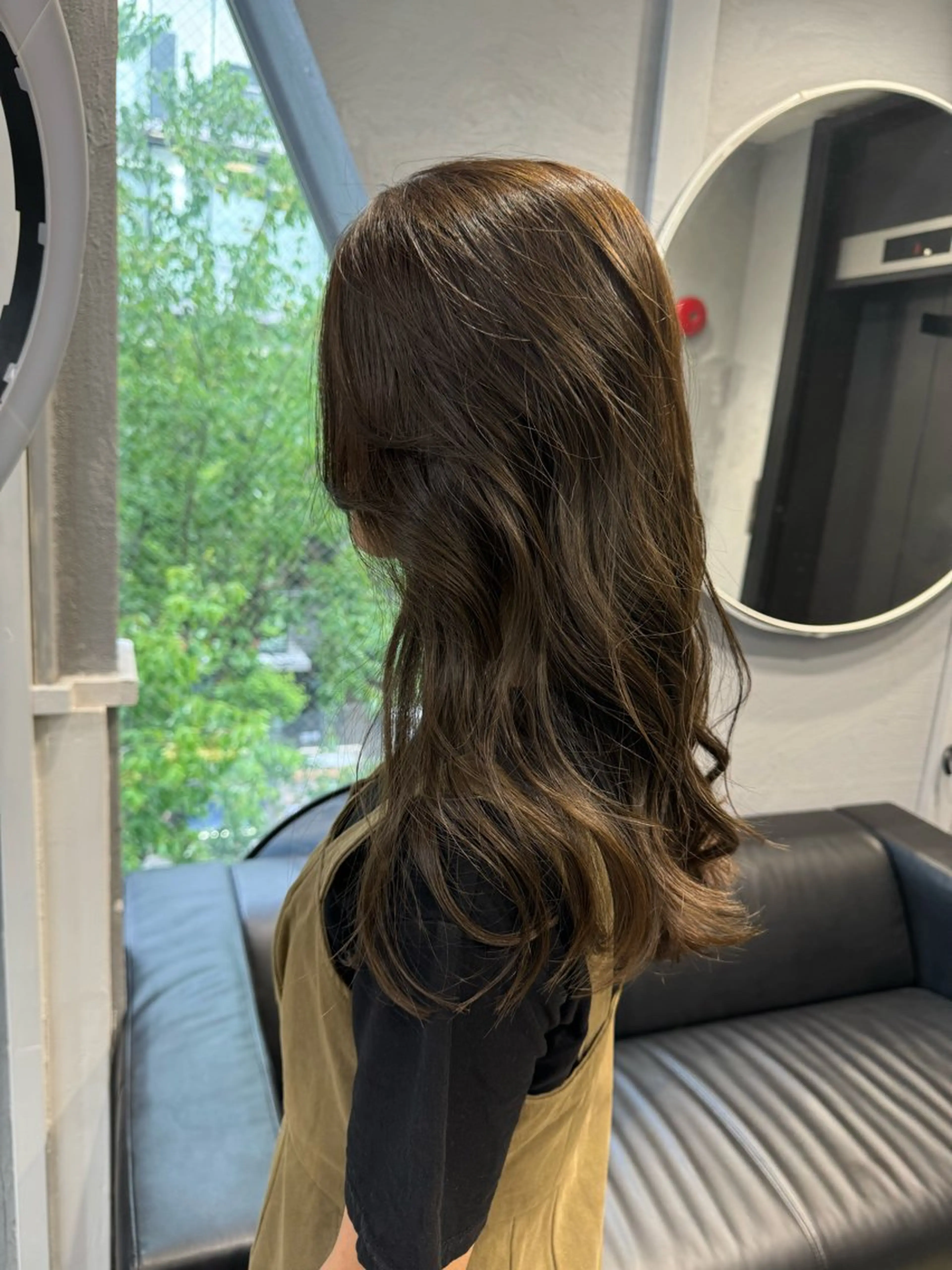 セミロング カラー dao/ミルクティー /ブラウン/ブロンドのヘアスタイル