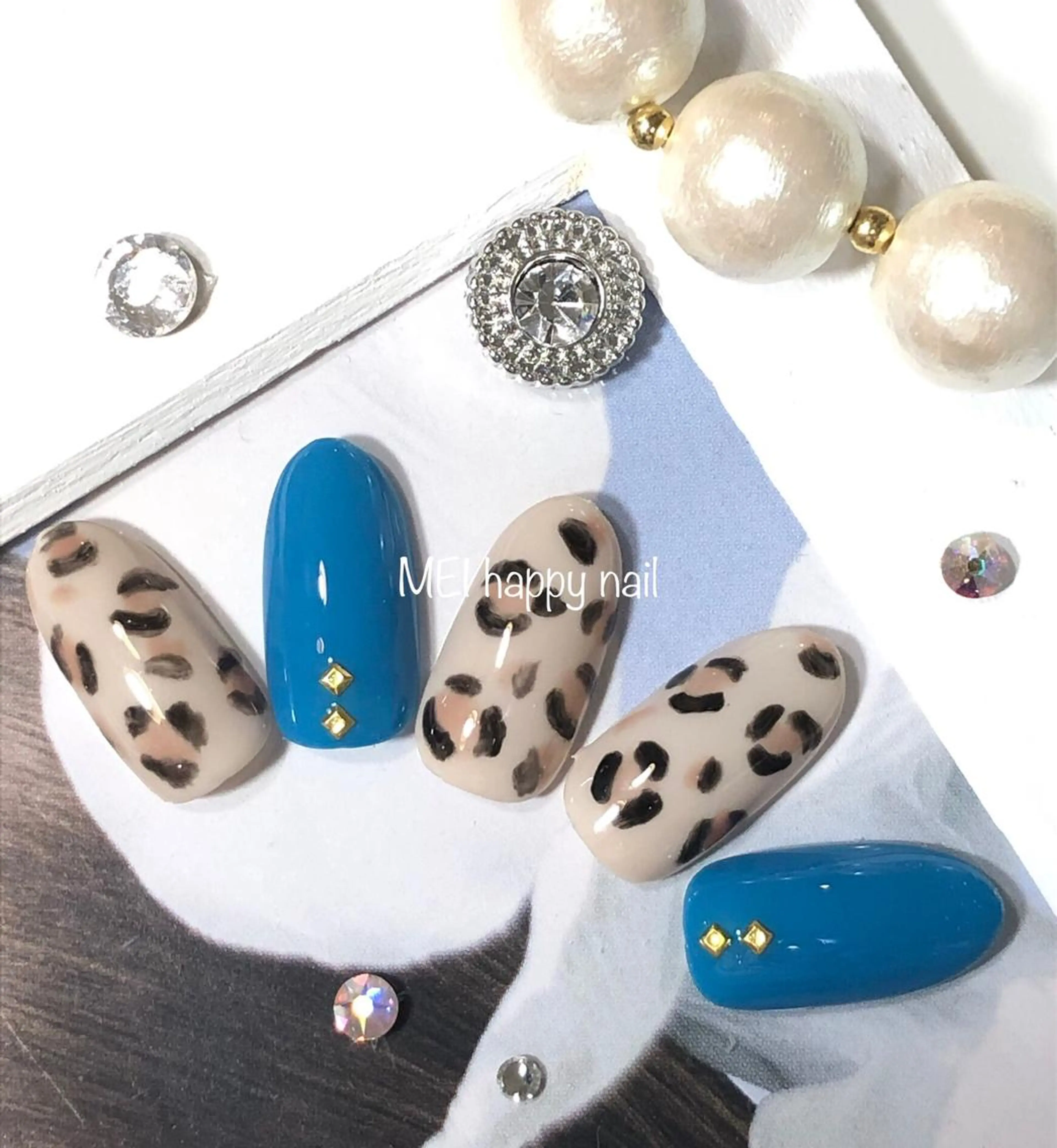 ネイル 北浦和 自爪育成ケアのネイルデザイン