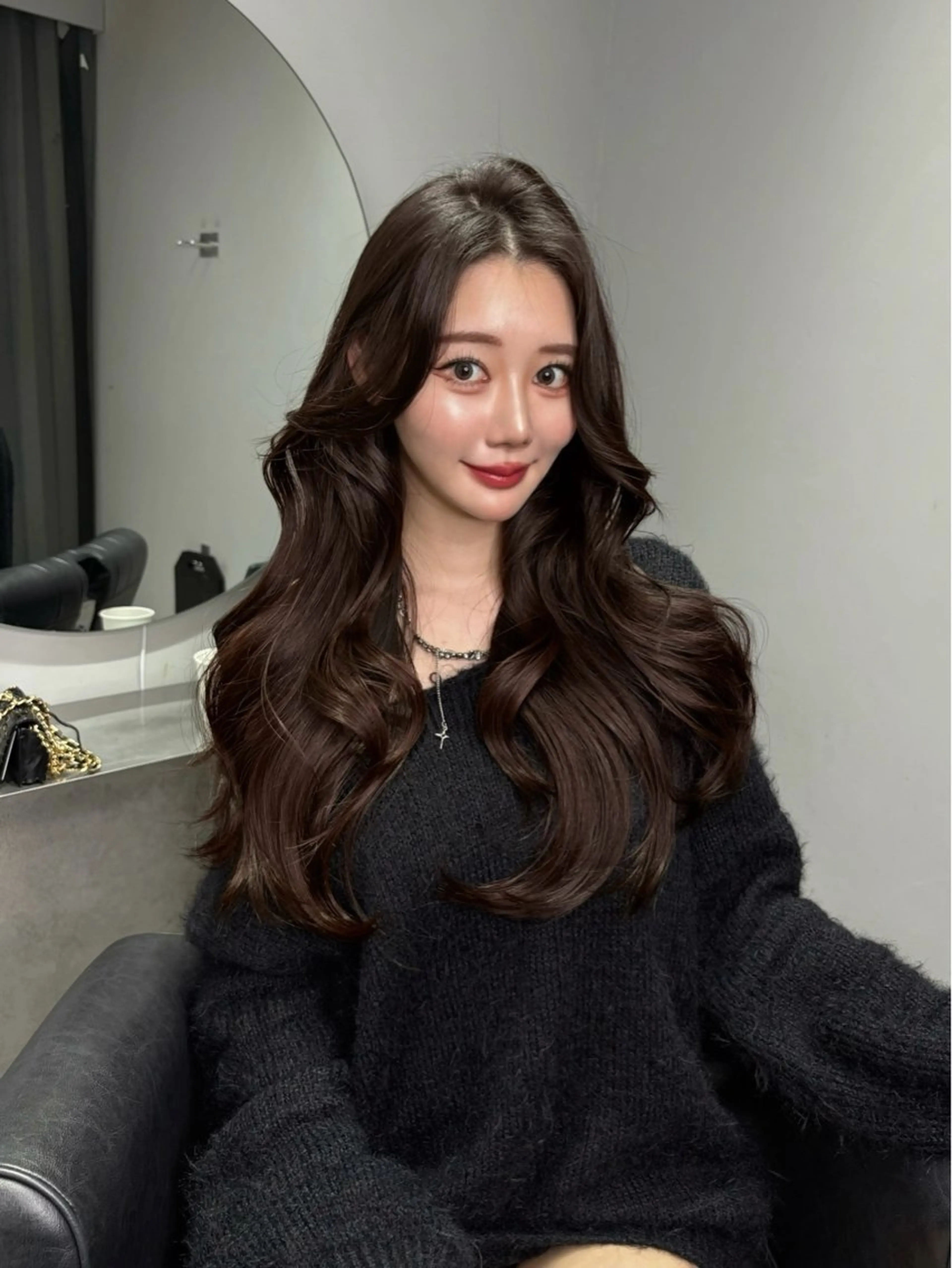 ロング カラー カット ヘアカラー トリートメント etora 渋谷所属・ワンホン×韓国/ 髪質改善/itaruのヘアスタイル