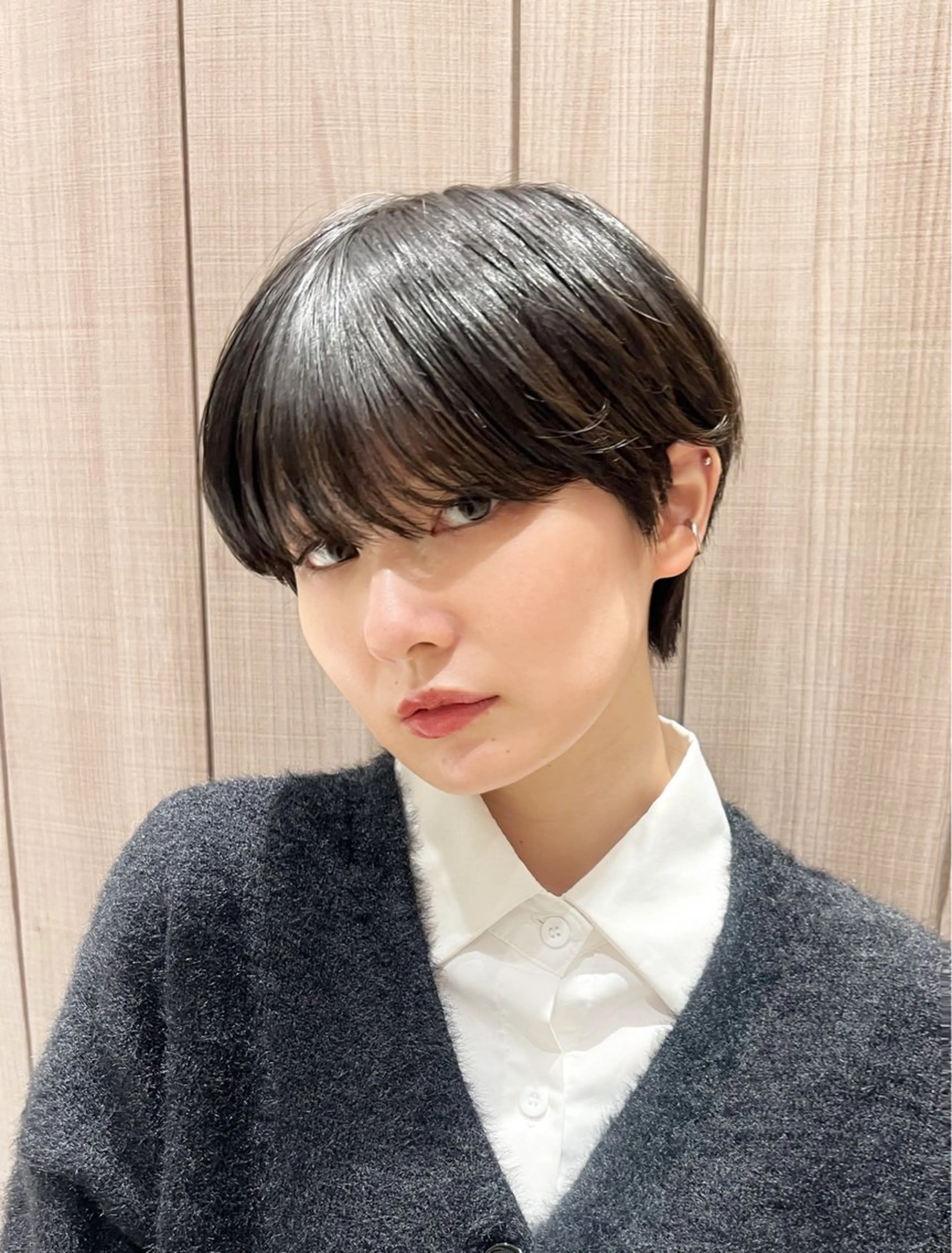 ショート カット ヘアカラー トリートメント ヘッドスパ/縮毛矯正 /横山陸人のヘアスタイル