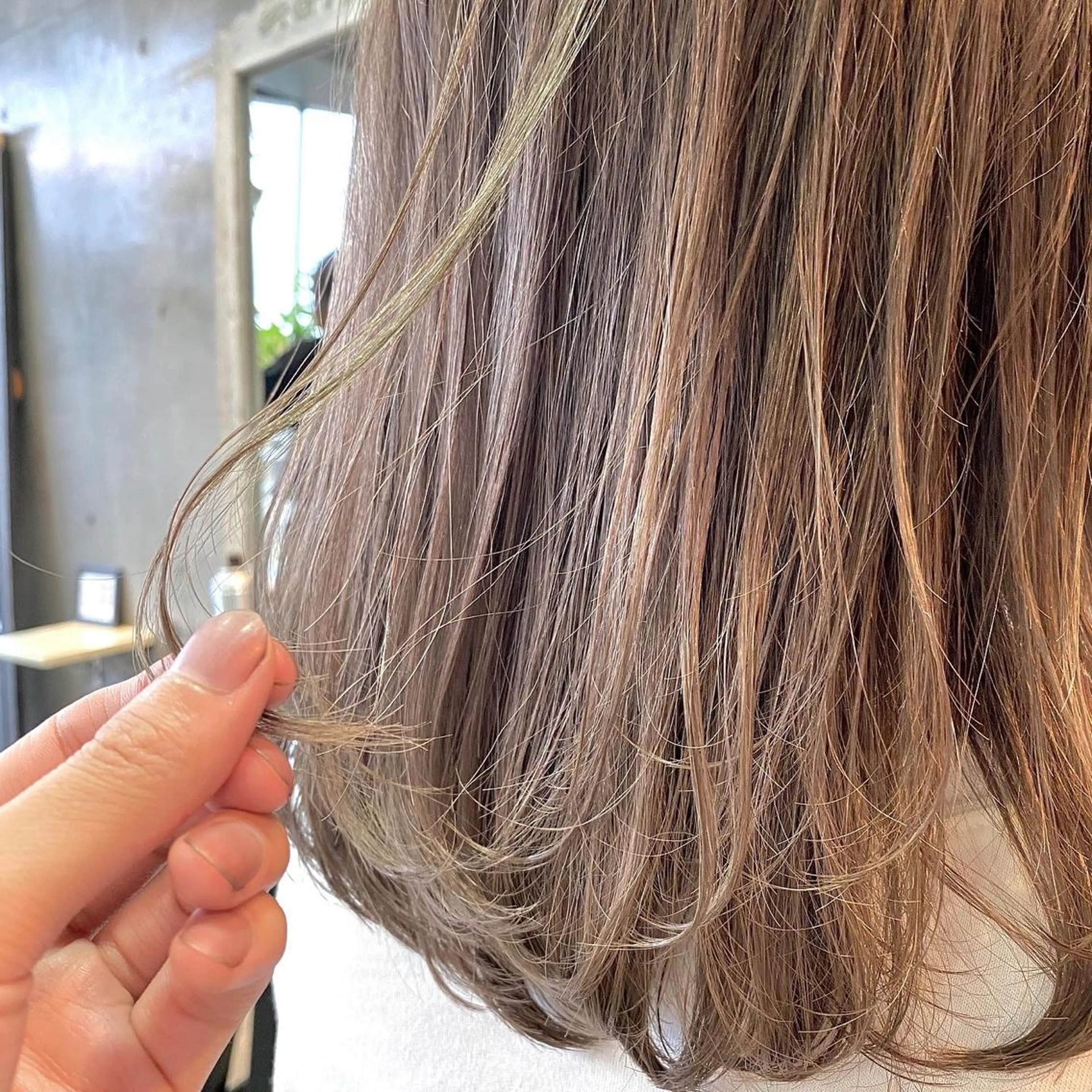 ミディアム カラー ヘアアレンジ ヘアカラー トリートメント ヘッドスパ 【ダメージレス施術】 【透明感】北村 拓也のヘアスタイル